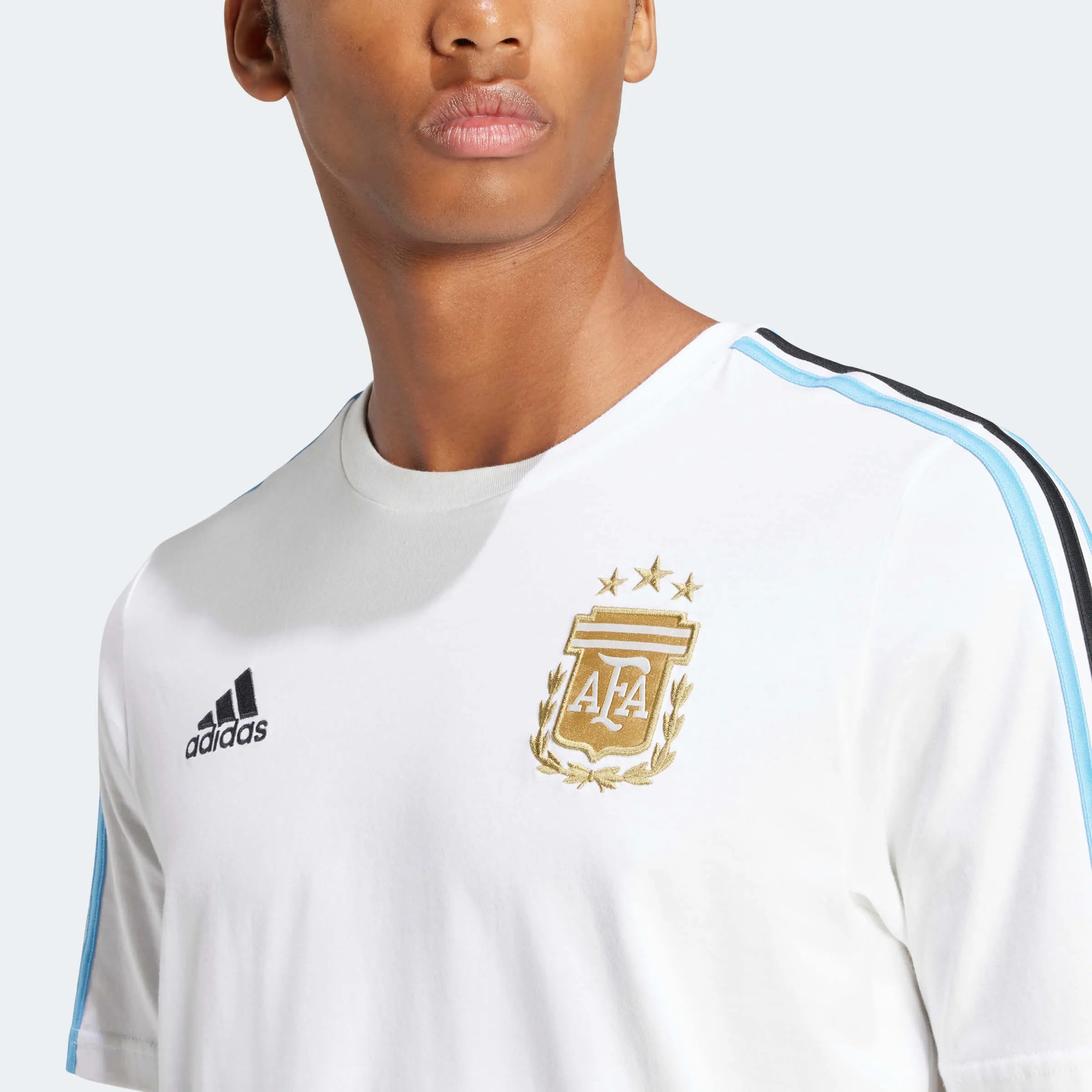 adidas 2024-25 Argentina Men's DNA Tee (Detail 1)