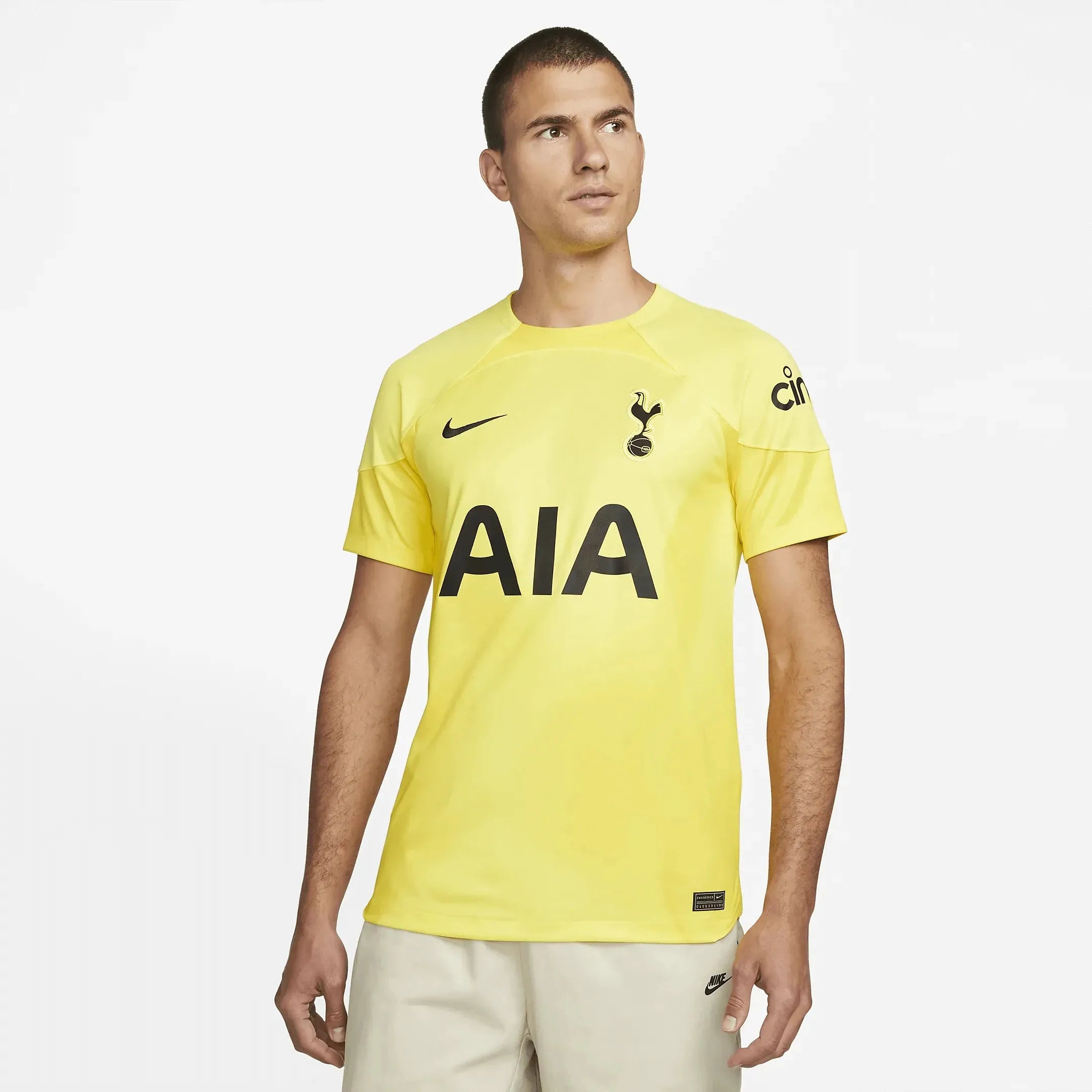 Nike yellow goalkeeper jersey sales