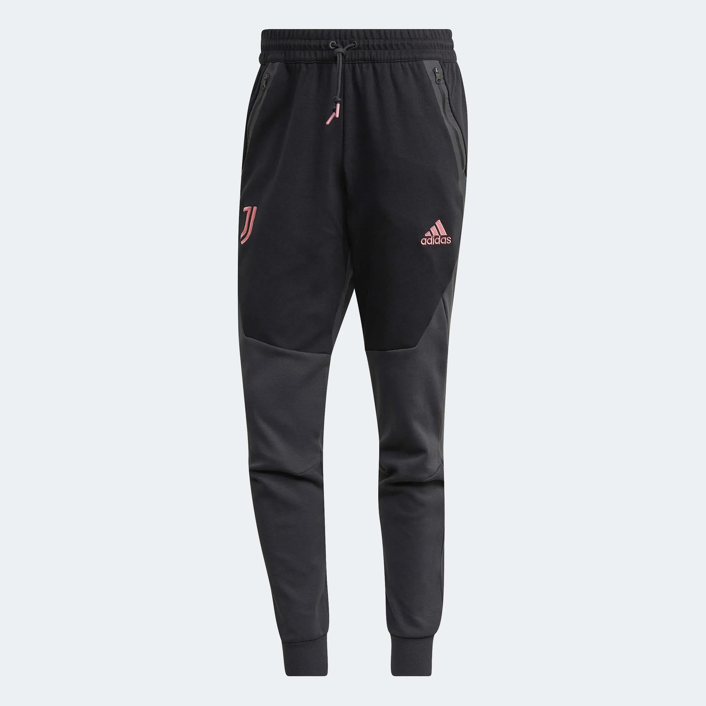 adidas 2022-23 Juventus Travel Pants - Carbon Black (Front)