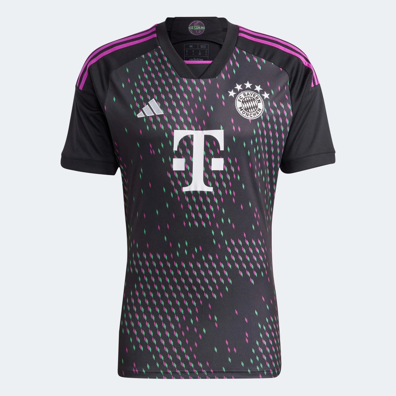 adidas 2023-24 Bayern Munich Men's Stadium Away Jersey (Front)