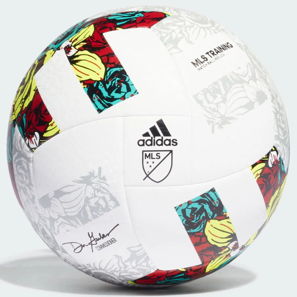 Adidas 2022 MLS Training Ball - White-Multi (Front)