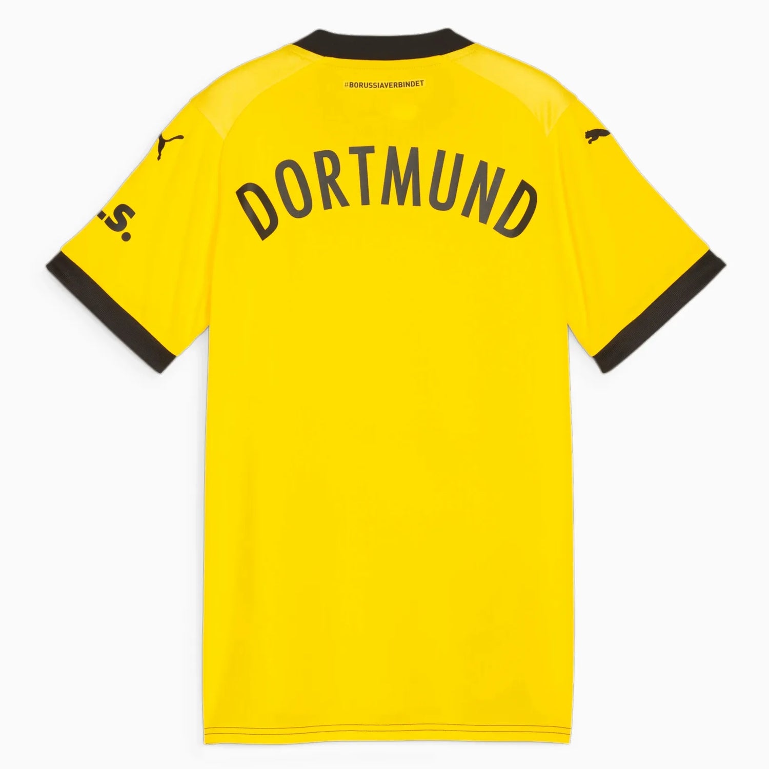 Puma 2023-24 Borussia Dortmund Youth Stadium Home Jersey (Back)