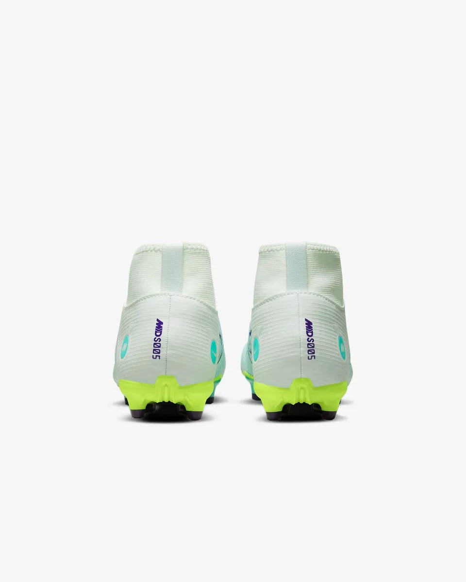 Nike JR Superfly 8 Academy MDS FGMG - Barely Green-Volt (Pair - Back)