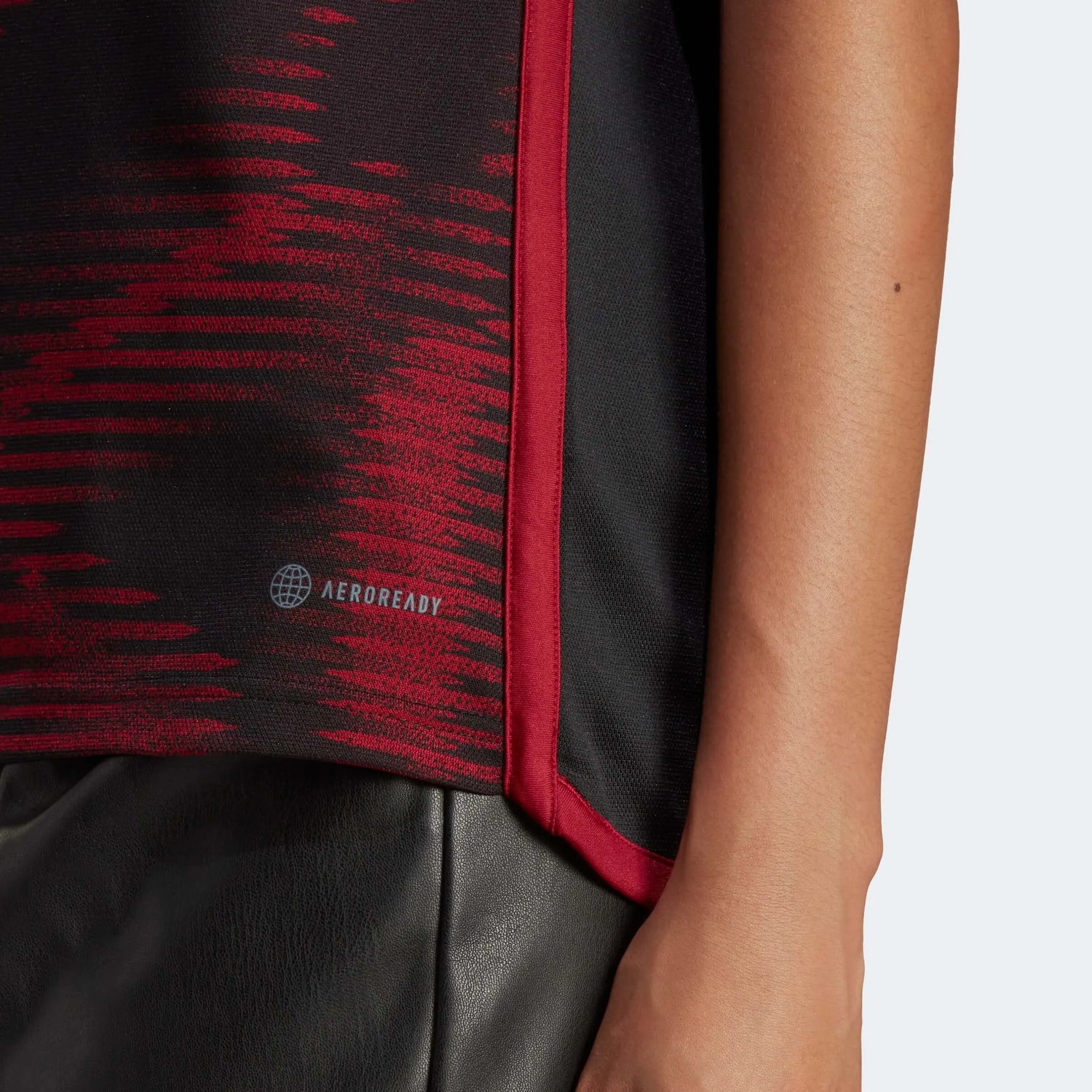 adidas 2022-23 Germany Women's Away Jersey Black (Detail 2)