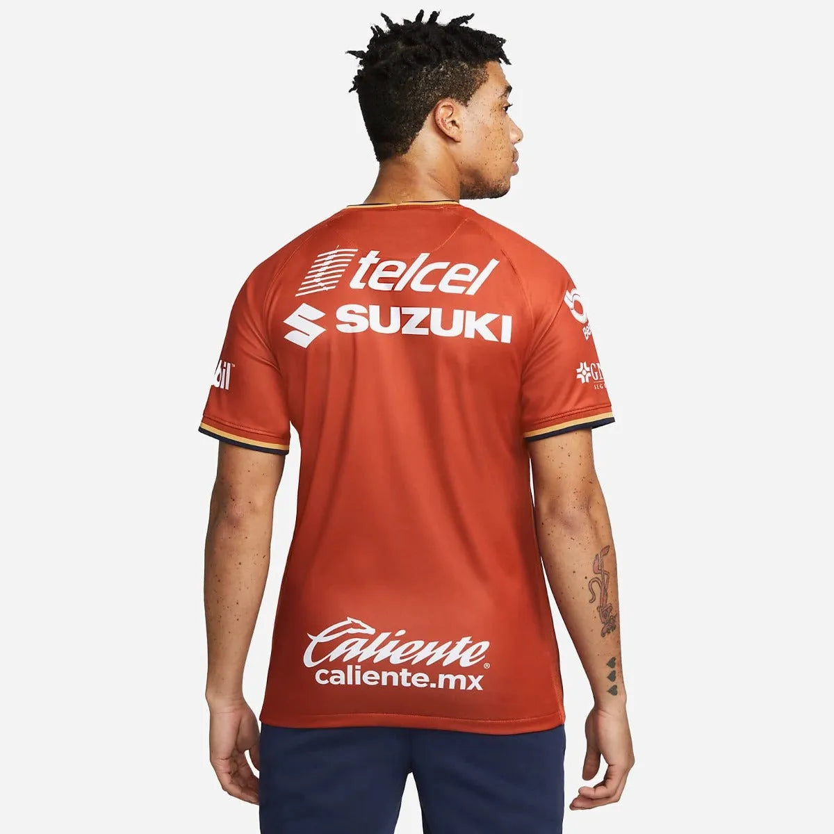 Nike 2022 Pumas Third Jersey - Firewood Orange (Model - Back)