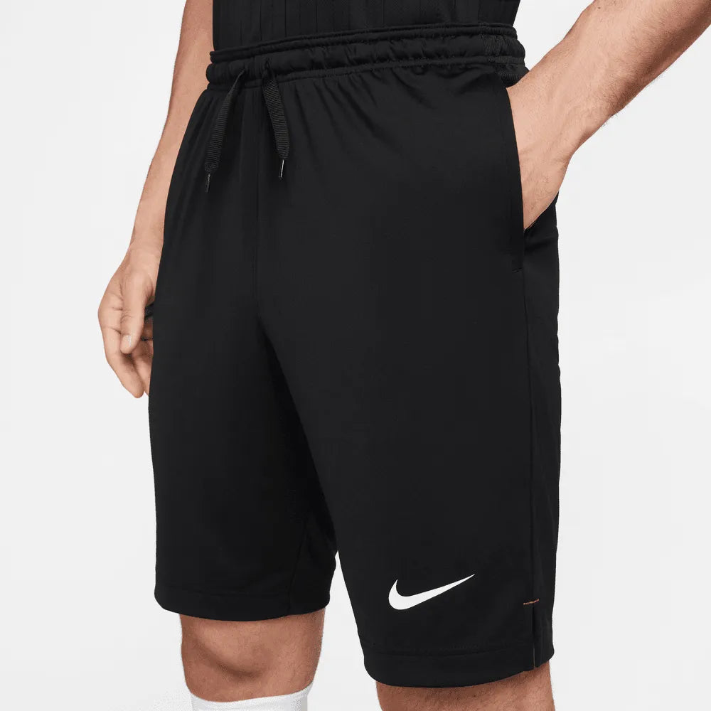 Nike DF FC Libero Short KZ - Black-Red-White (Side)