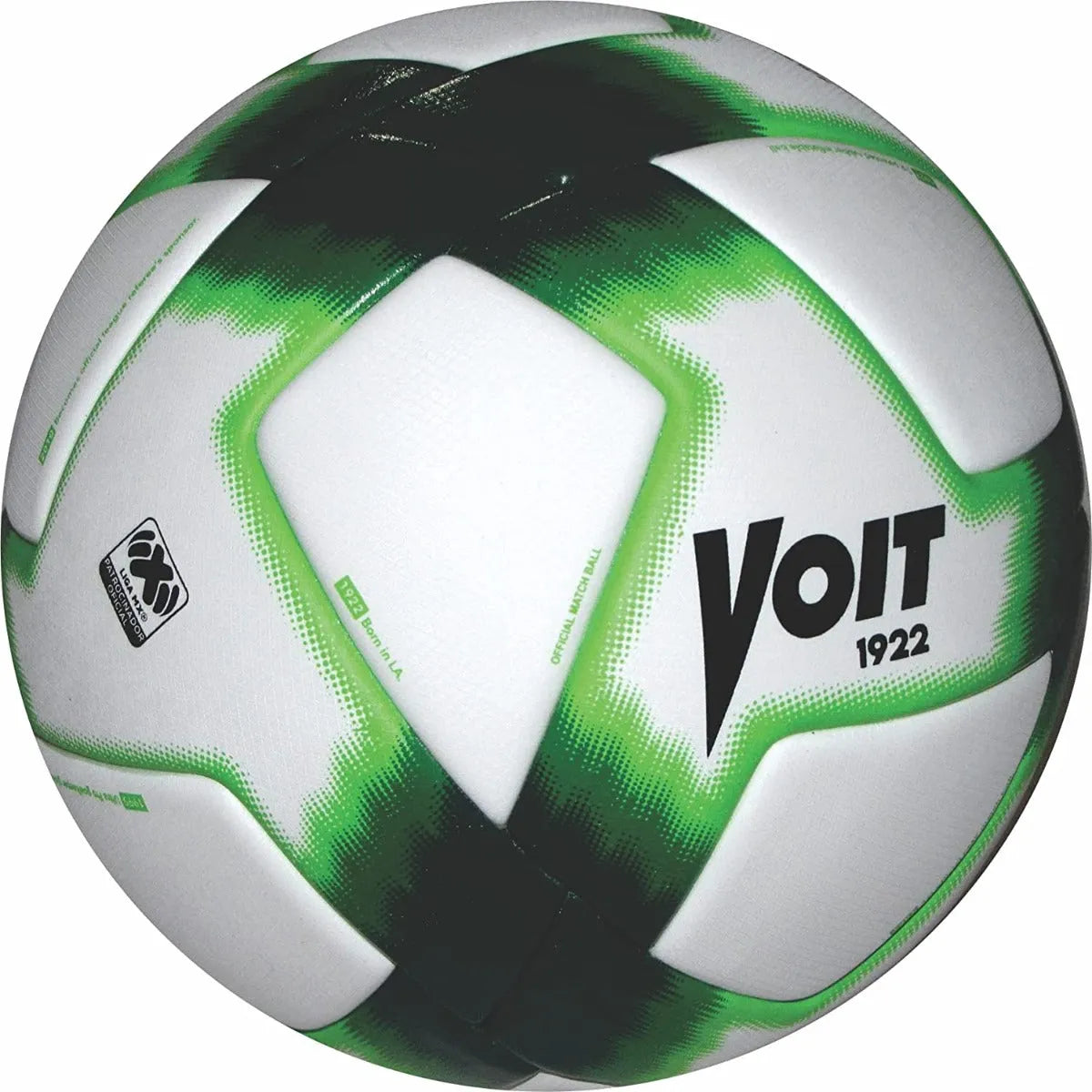 Voit Liguilla CL 2022 Official Match Ball FQP - White-Green (Front)