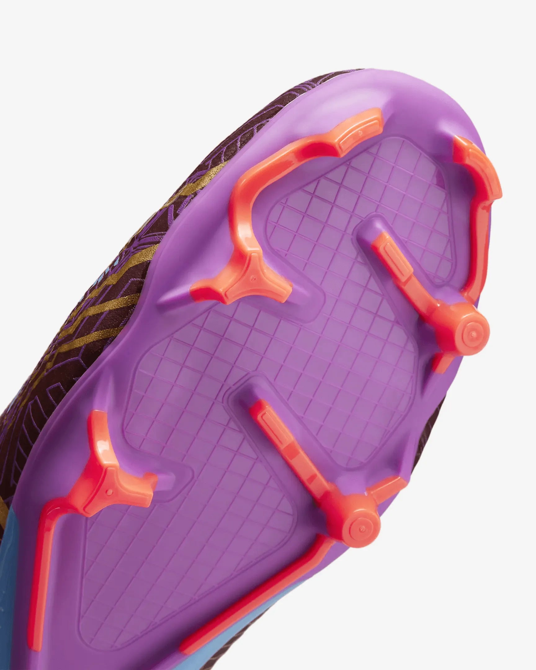 Nike Zoom Superfly 9 Academy KM FG-MG - Dark Beetroot-Gold (Detail 1)