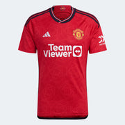 adidas 2023-24 Manchester United Men's Stadium Home Jersey (Front)