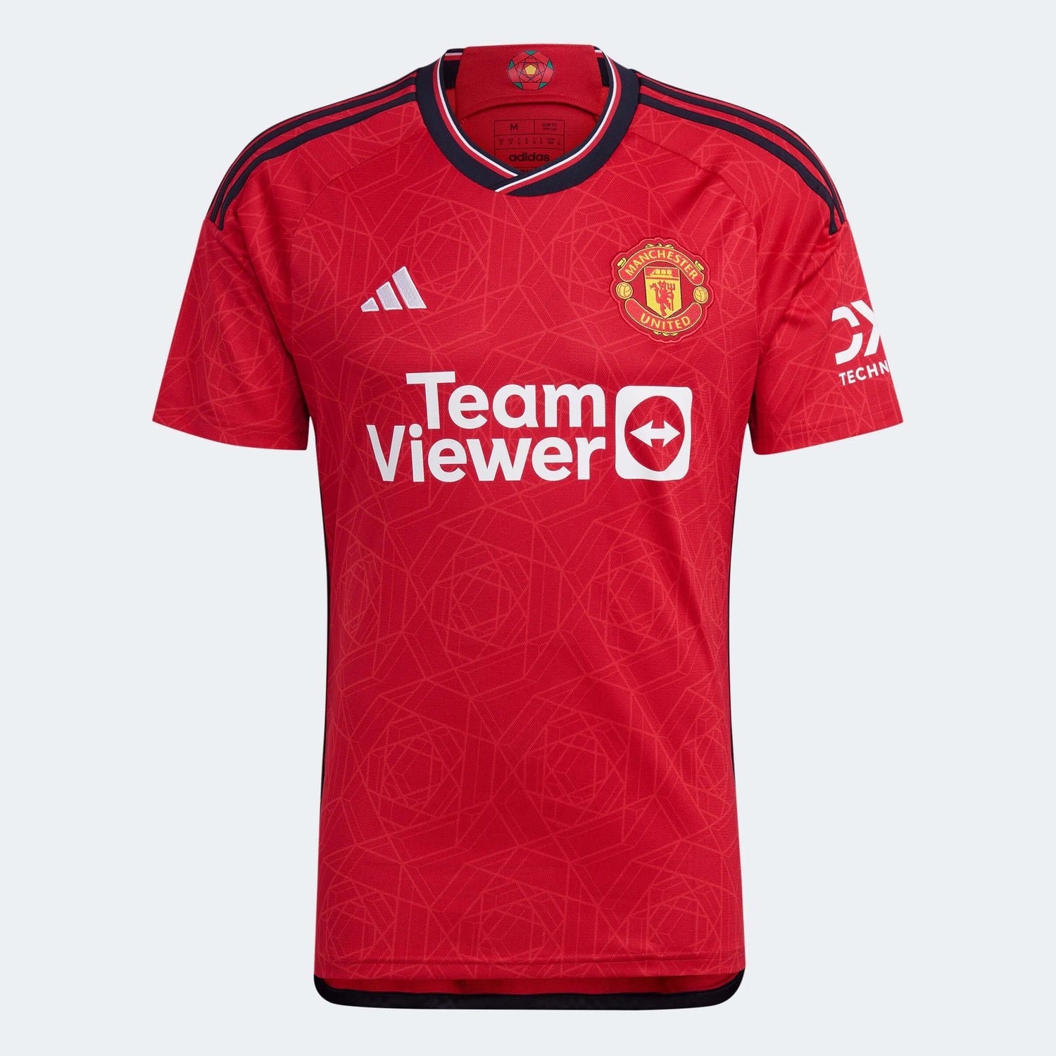 adidas 2023-24 Manchester United Men's Stadium Home Jersey (Front)