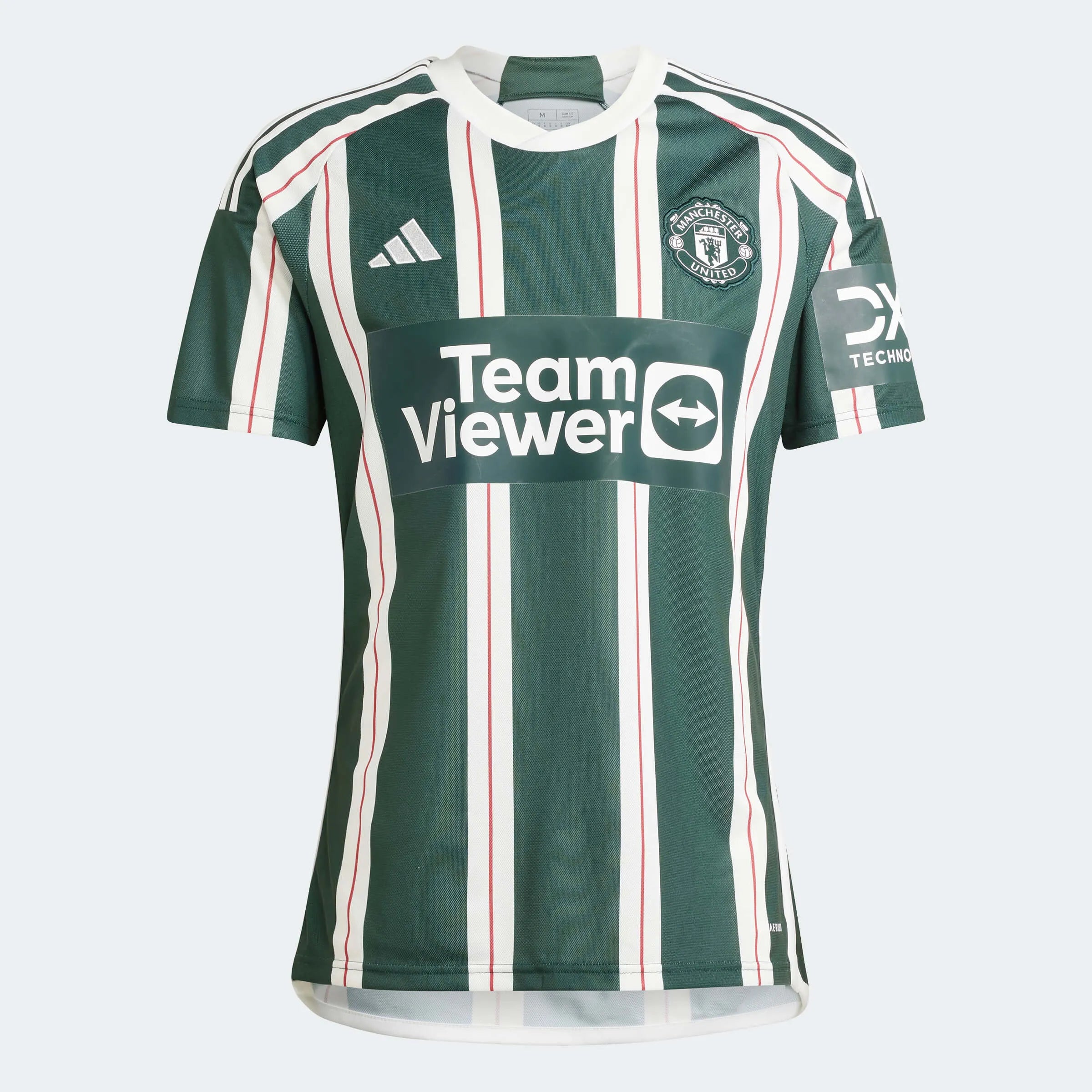 adidas 2023-24 Manchester United Men's Stadium Away Jersey (Front)