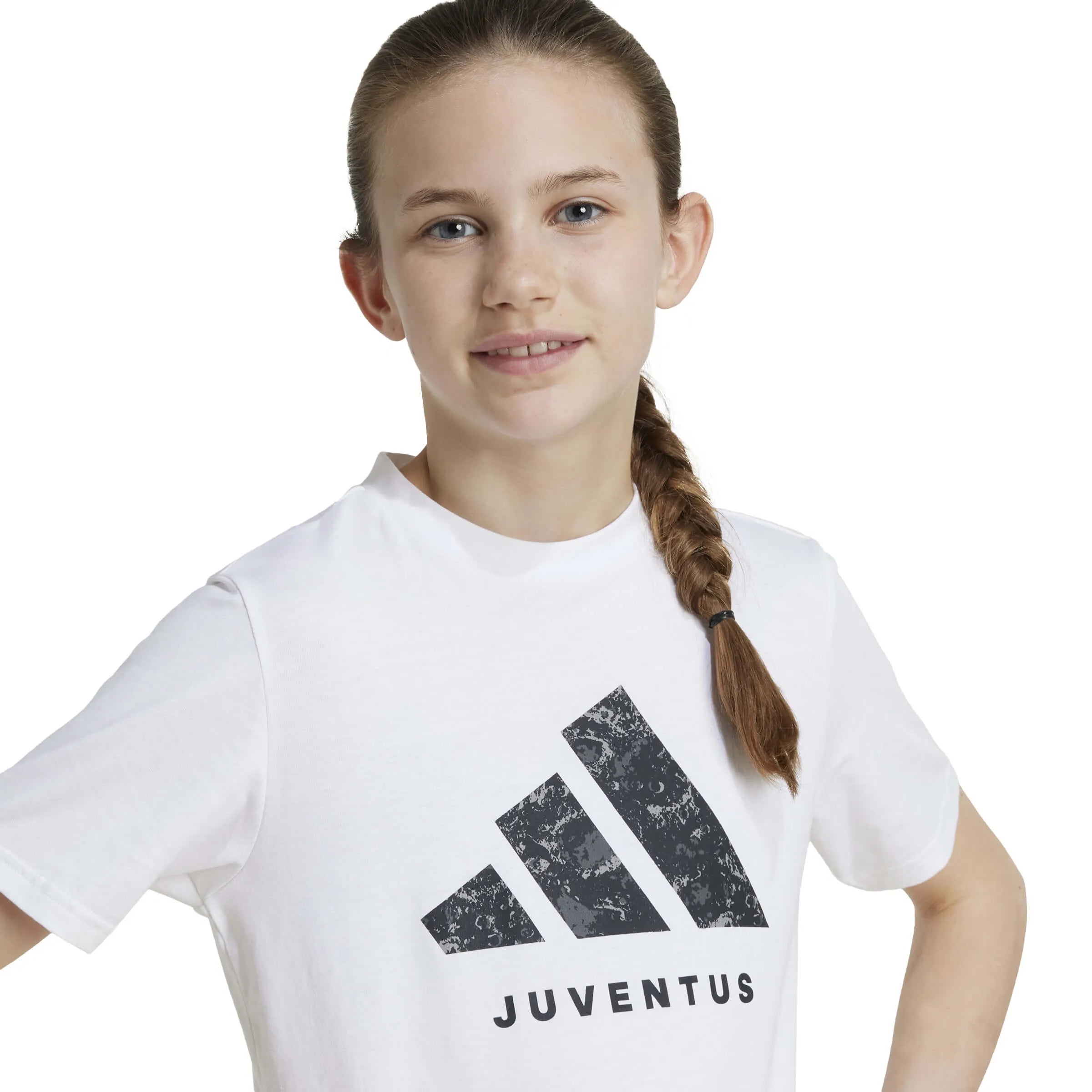 adidas 2024-25 Juventus Youth Tee (Detail 1)
