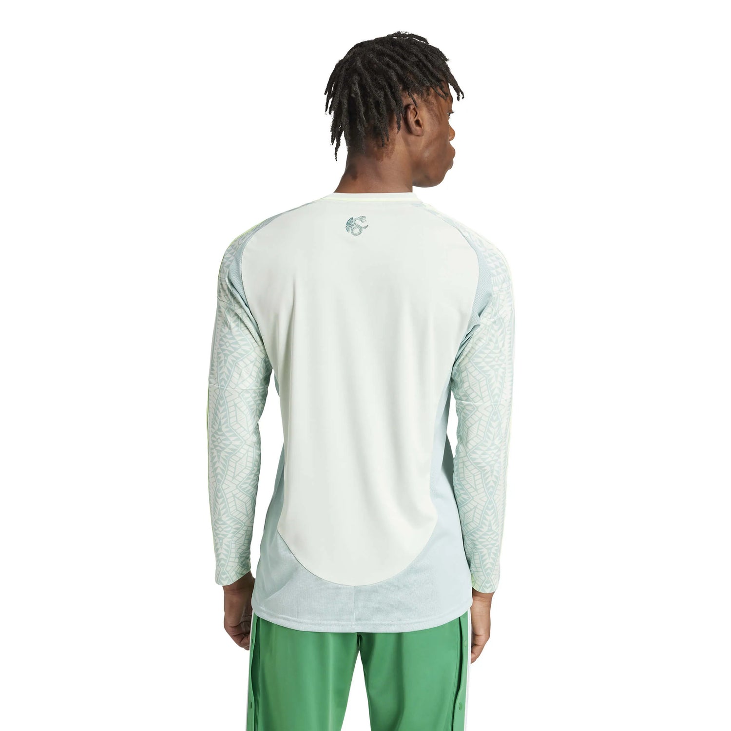 adidas 2024-25 Mexico Men's Stadium Away Long-Sleeve Jersey (Model - Back)