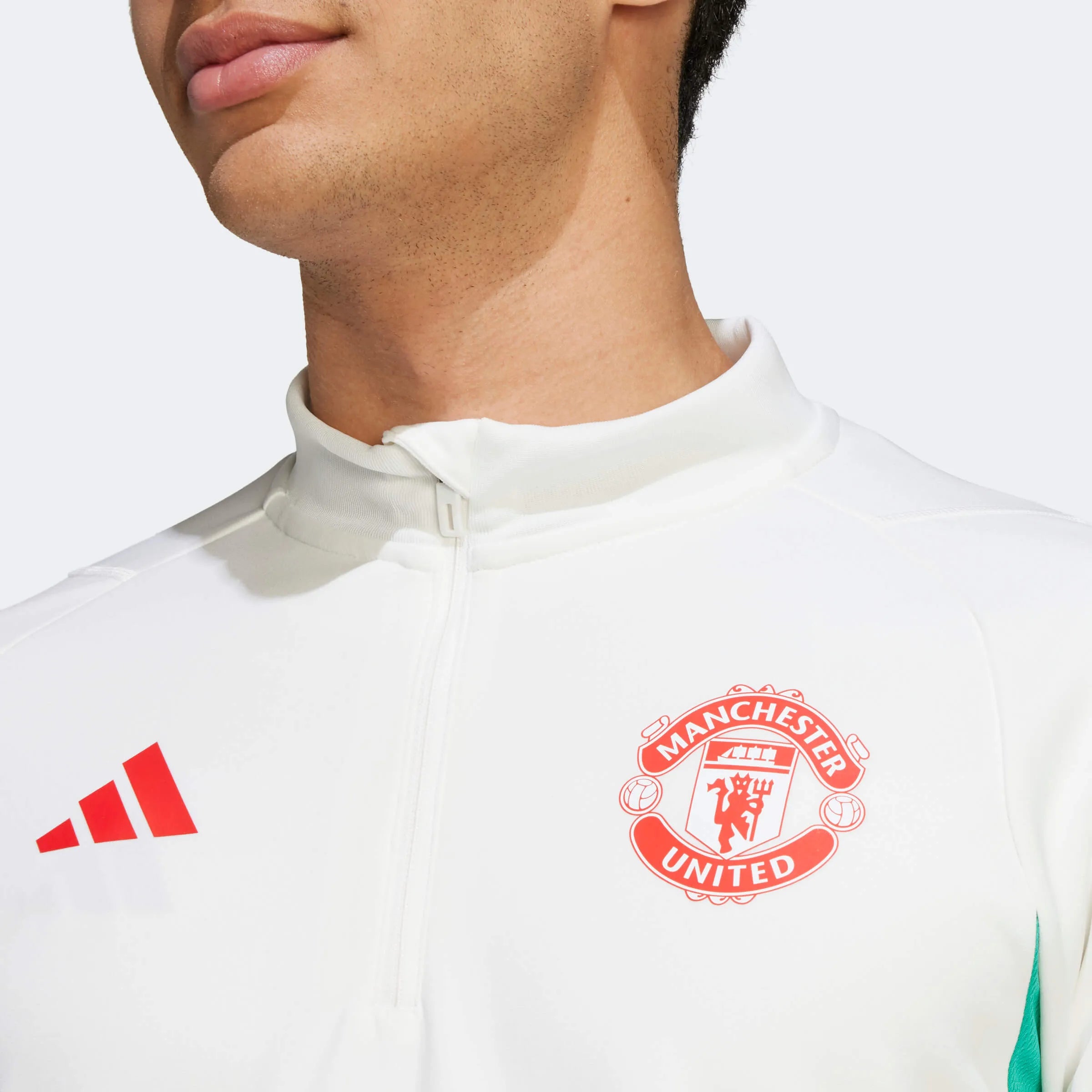 adidas 2023-24 Manchester United Men's Tiro Training Top (Detail 1)