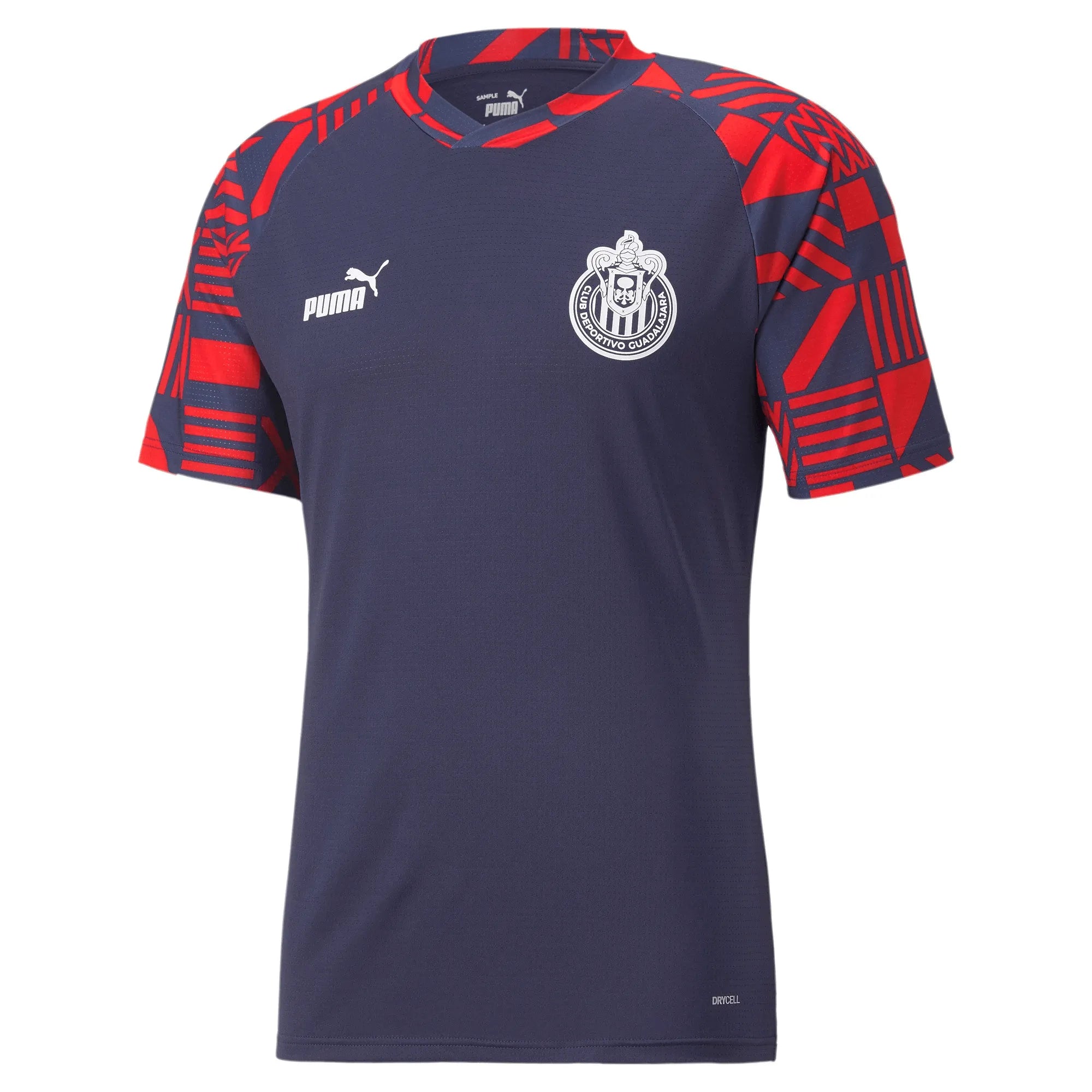 Puma 2022-23 Chivas Pre-Match Jersey - Navy-Red (Front)