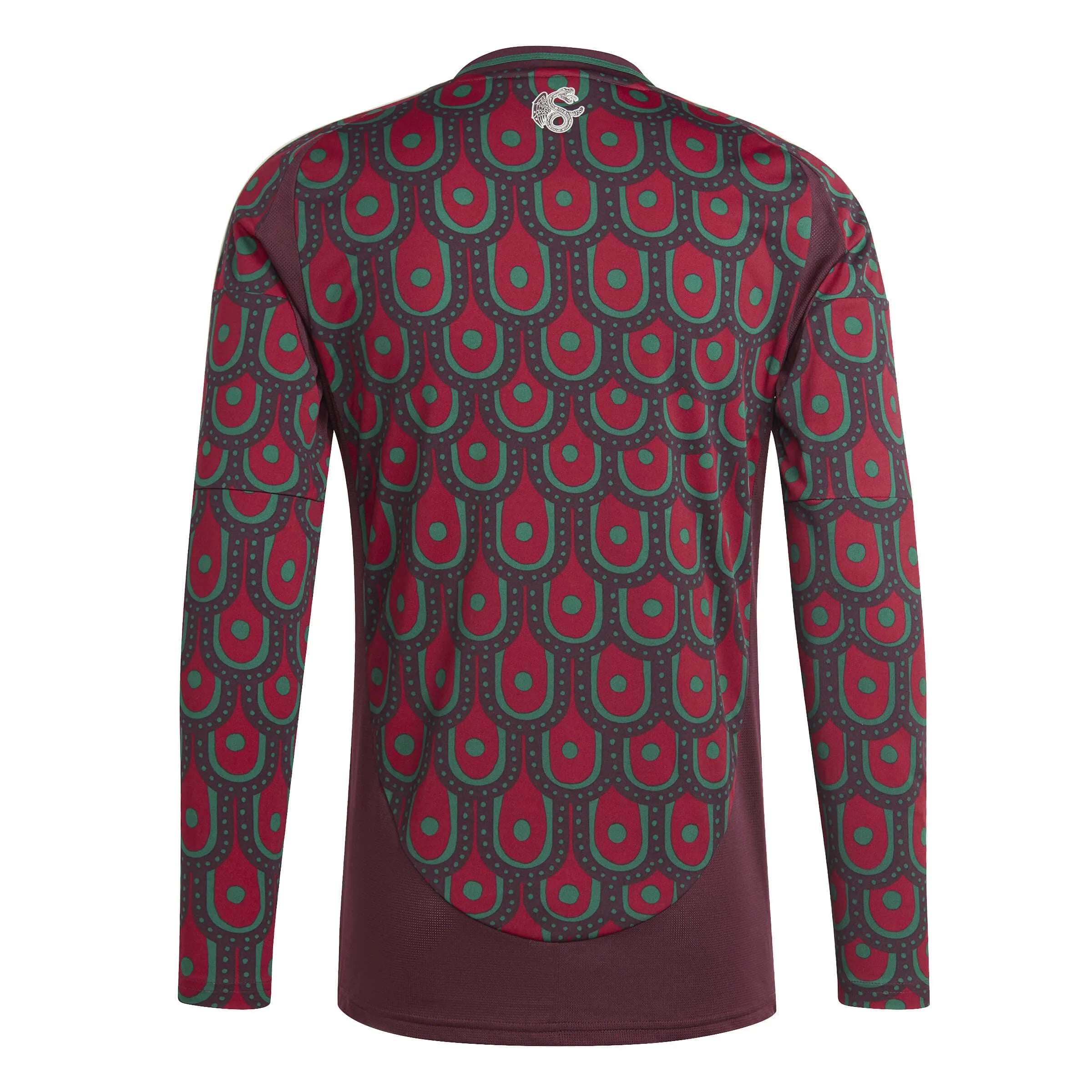 adidas 2024-25 Mexico Men's Stadium Home Long-Sleeve Jersey (Back)