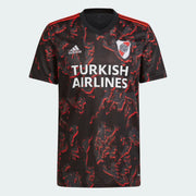 Adidas 21-22 River Plate  Away Jersey - Black-Red (Front)