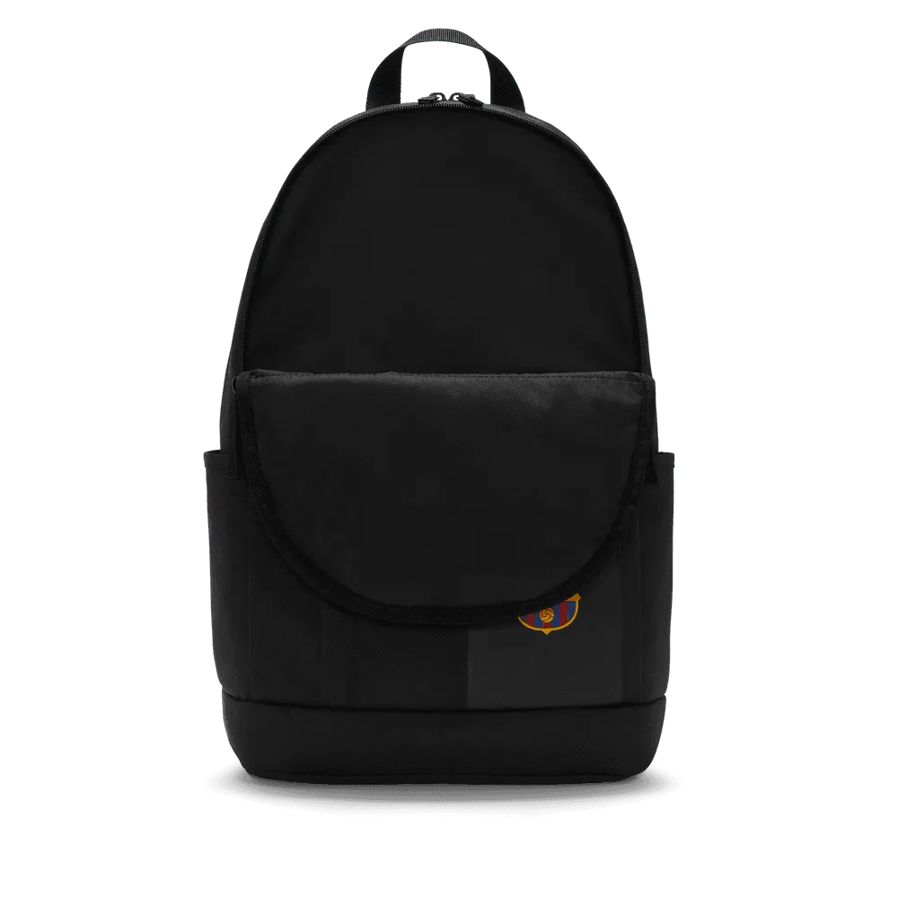 Nike FC Barcelona Elemental Backpack - Black (Front - Open 2)