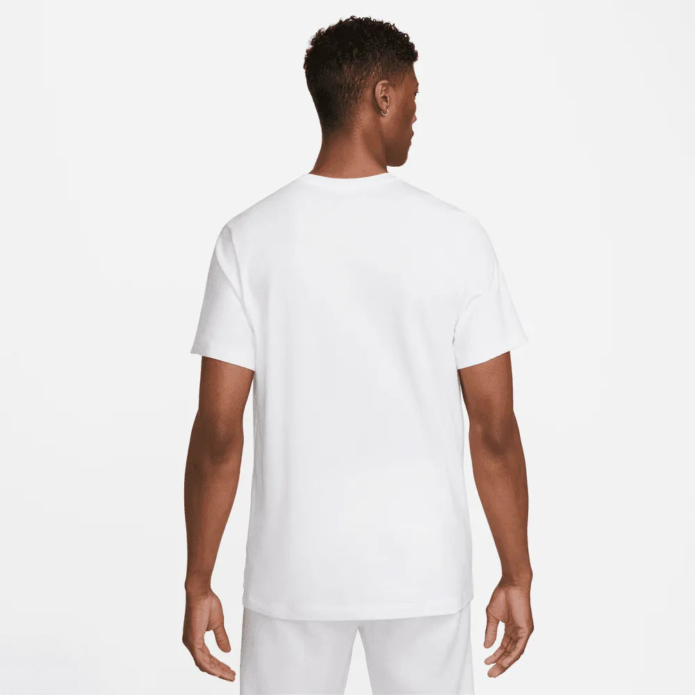 Nike 22-23 Liverpool NK Crest SS Tee - White (Model - Back)
