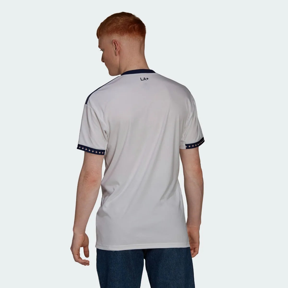 adidas 2022-23 LA Galaxy Home Jersey - White-Navy (Model - Back)