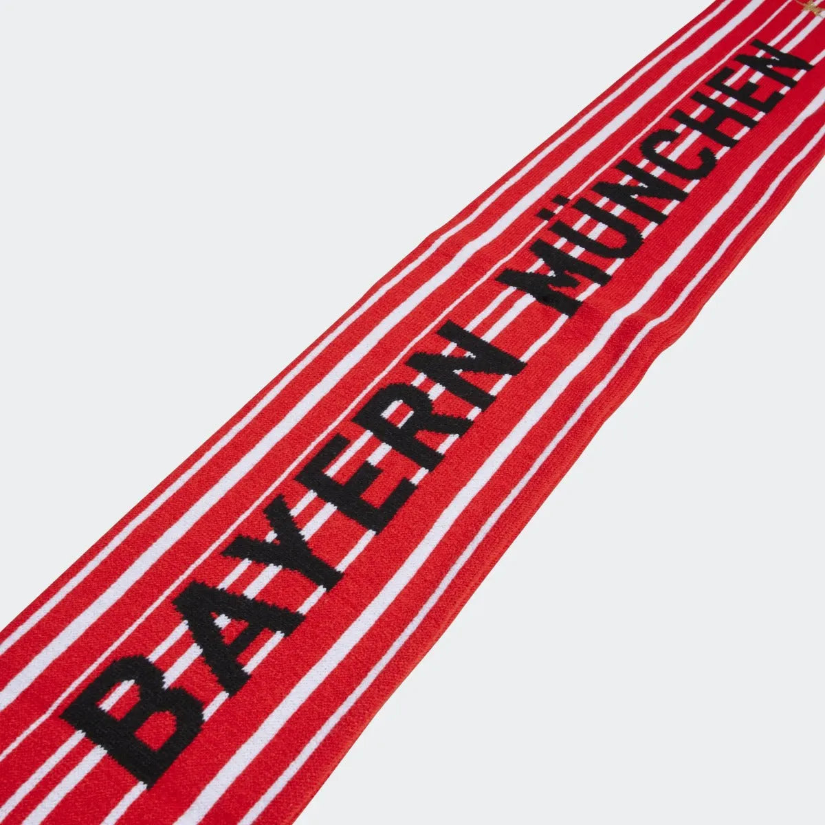 adidas 22-23 Bayern Munich Scarf - Red-White-Black (Detail 1)