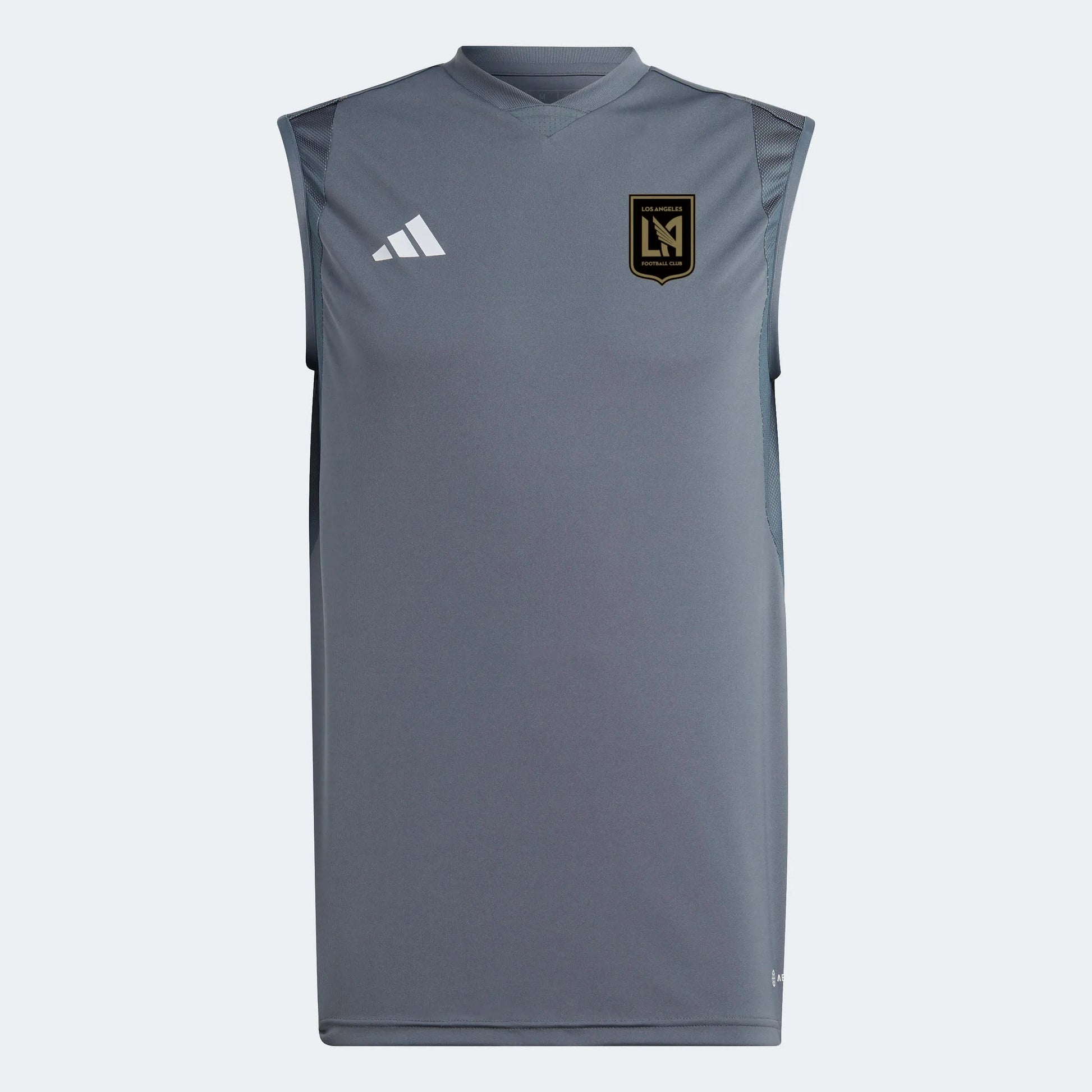 adidas 2023 LAFC Tiro 23 Sleeveless Jersey - Team Onix (Front)