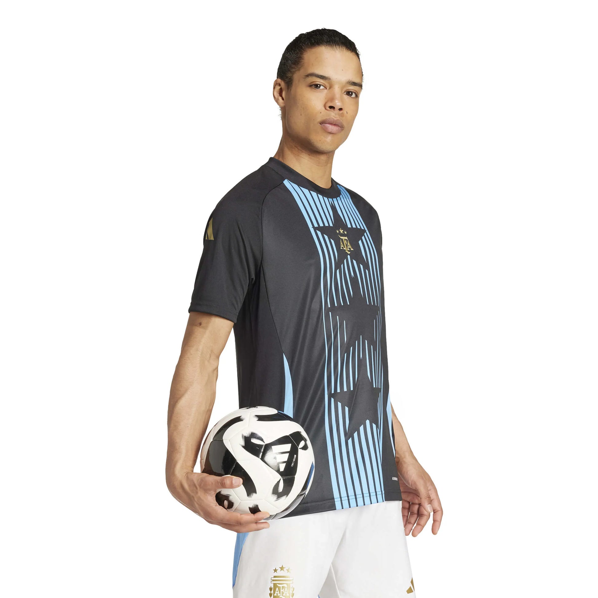 adidas 2024-25 Argentina Men's Pre-Match Jersey (Model - Side)