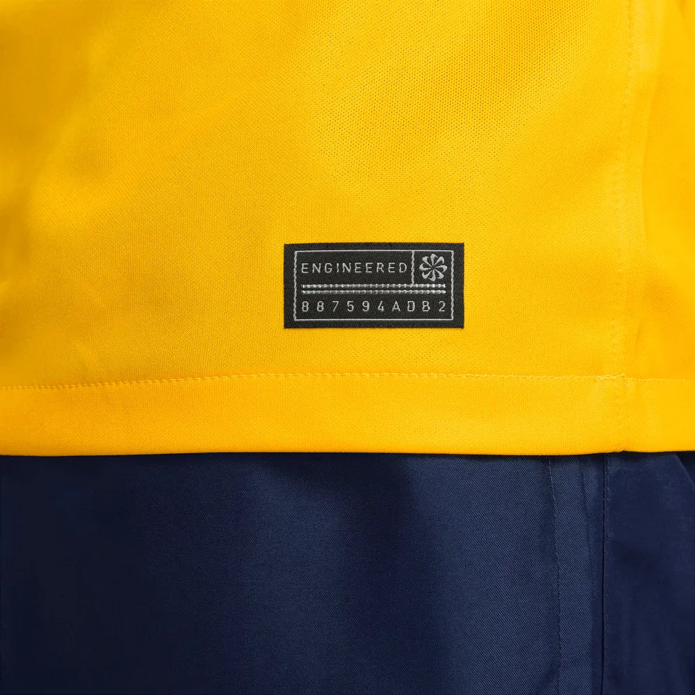 Nike 2022-23 FC Barcelona Fourth Jersey - Yellow - University Red (Detail 3)