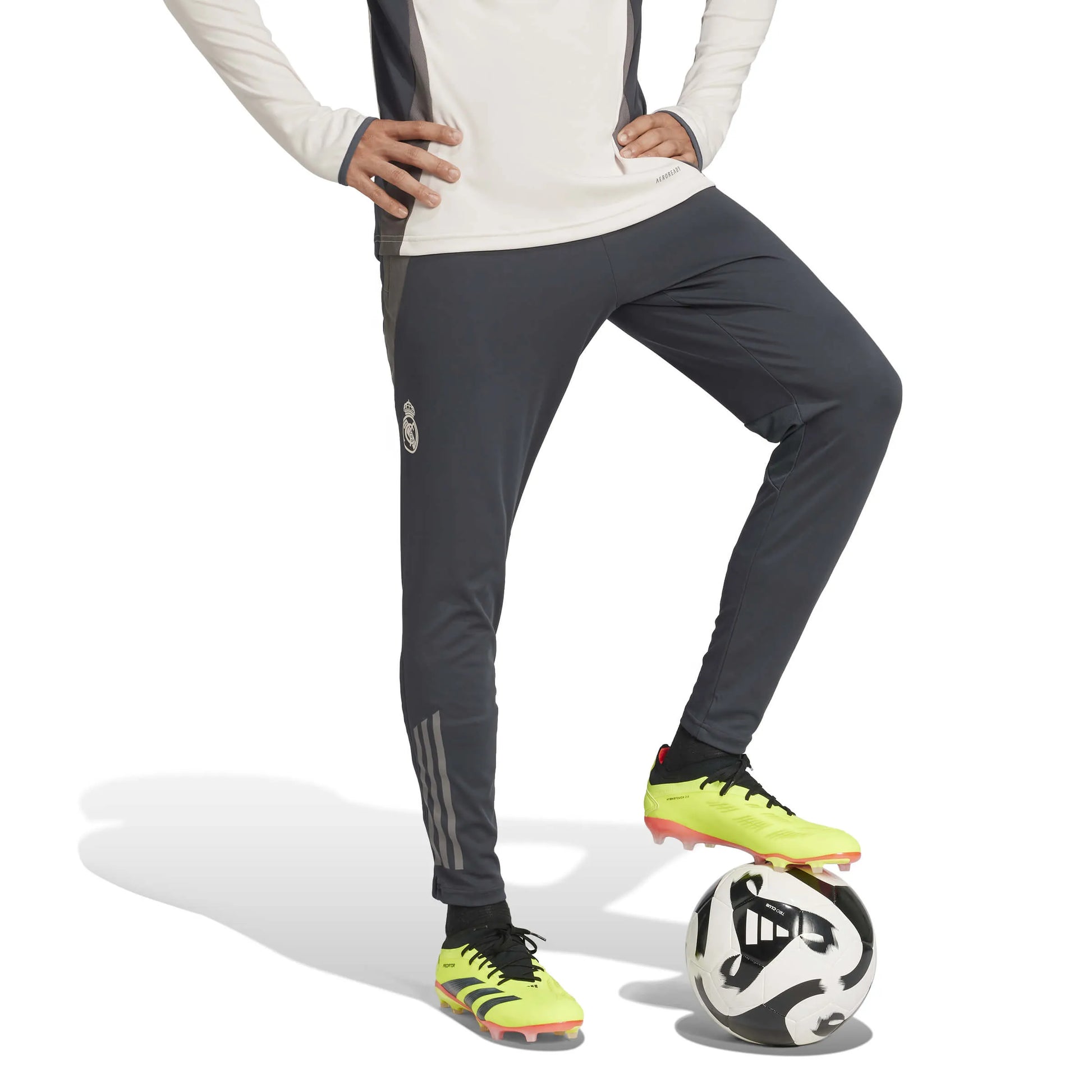 adidas 2024-25 Real Madrid Men's EU Training Pants (Model - Side)