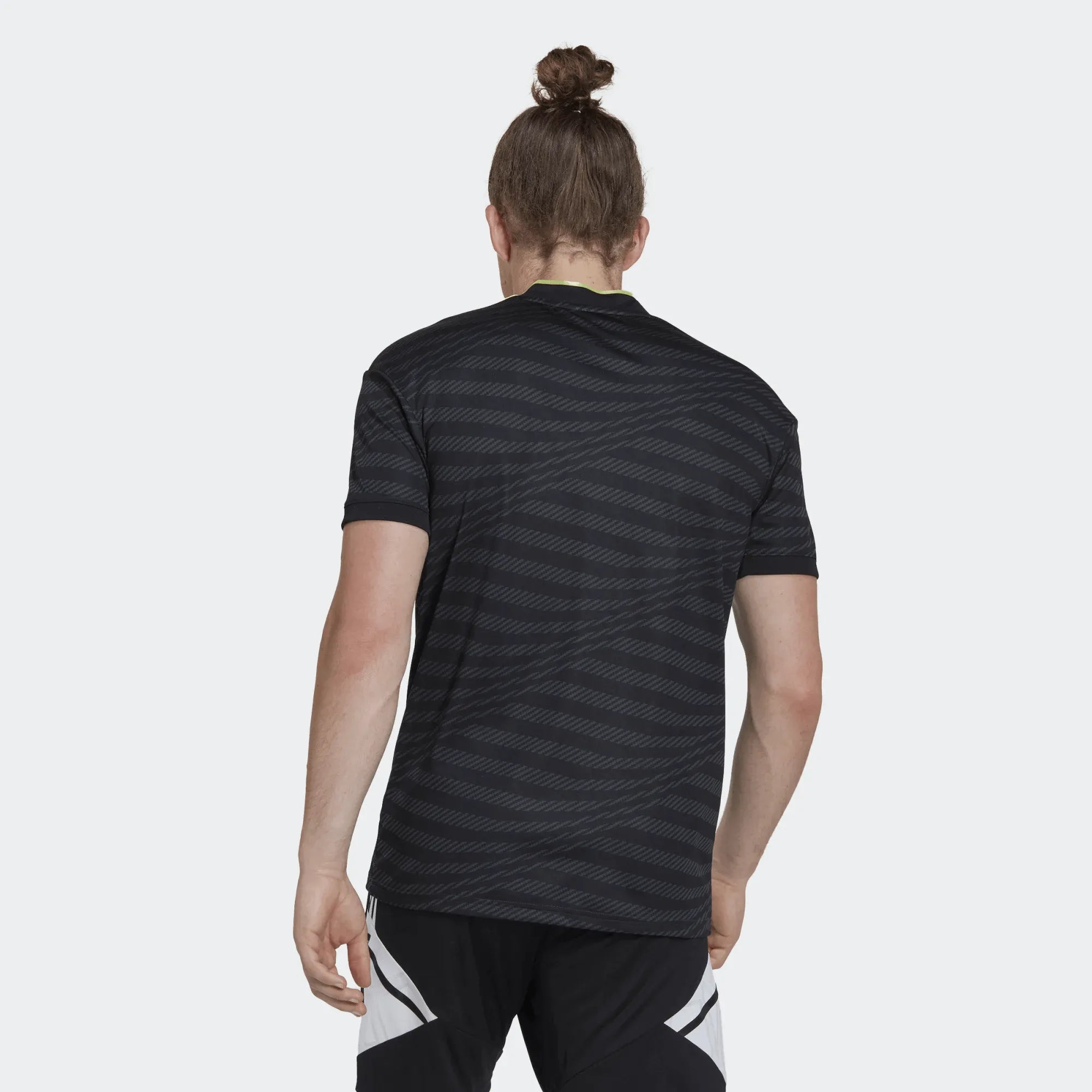 adidas 2022-23 Real Madrid Third Jersey - Black (Model - Back)