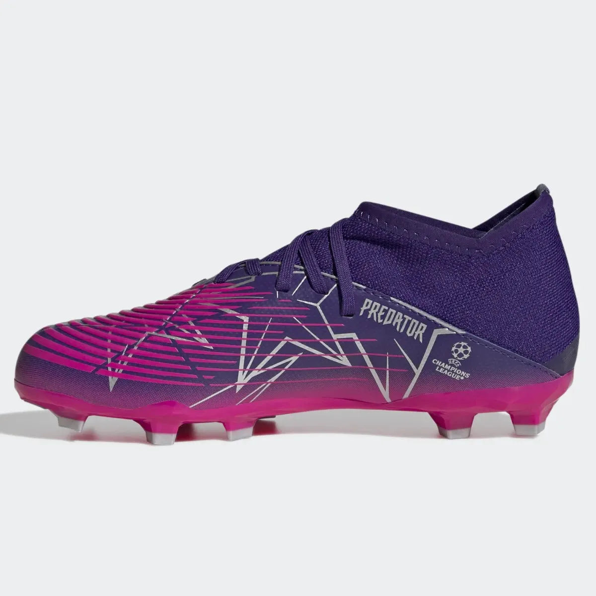 adidas JR Predator Edge .3 FG - Purple-Silver-Pink (Side 2)
