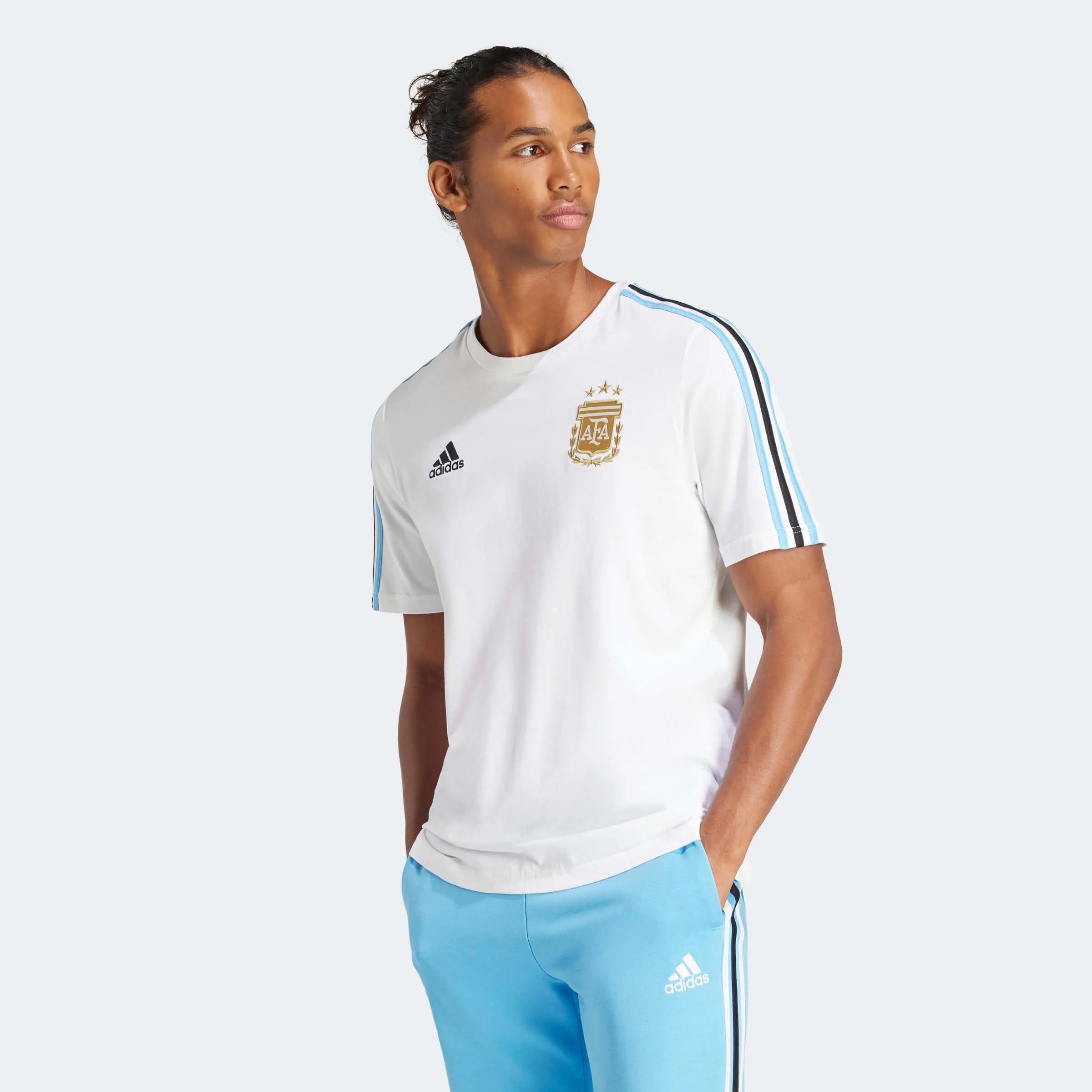 adidas 2024-25 Argentina Men's DNA Tee (Model - Front)