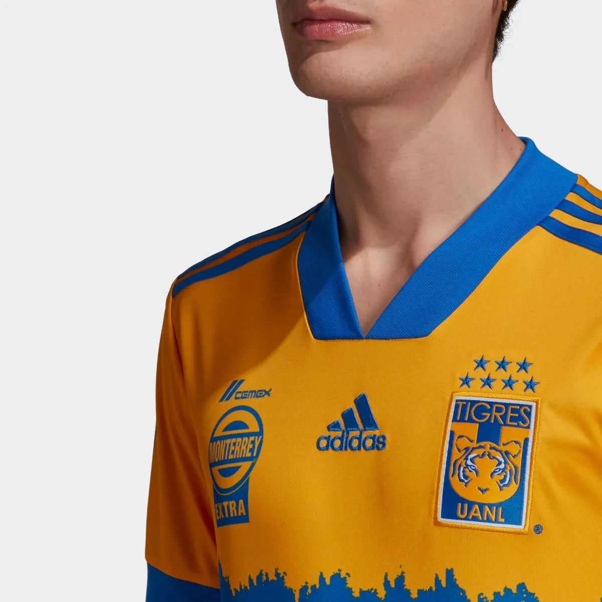 Adidas 2020-21 Tigres Home Jersey - Collegiate Gold-Blue