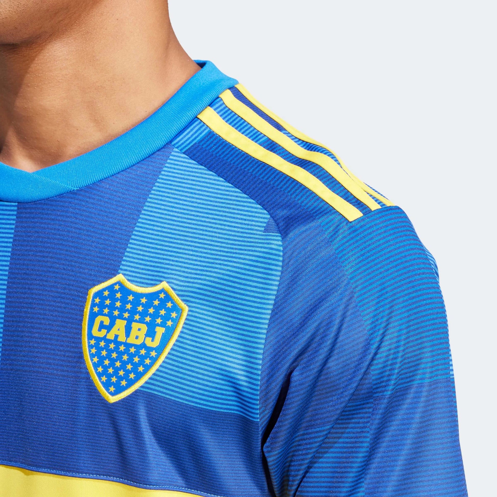 adidas 2023-24 Boca Juniors Men's Stadium Home Jersey (Detail 2)