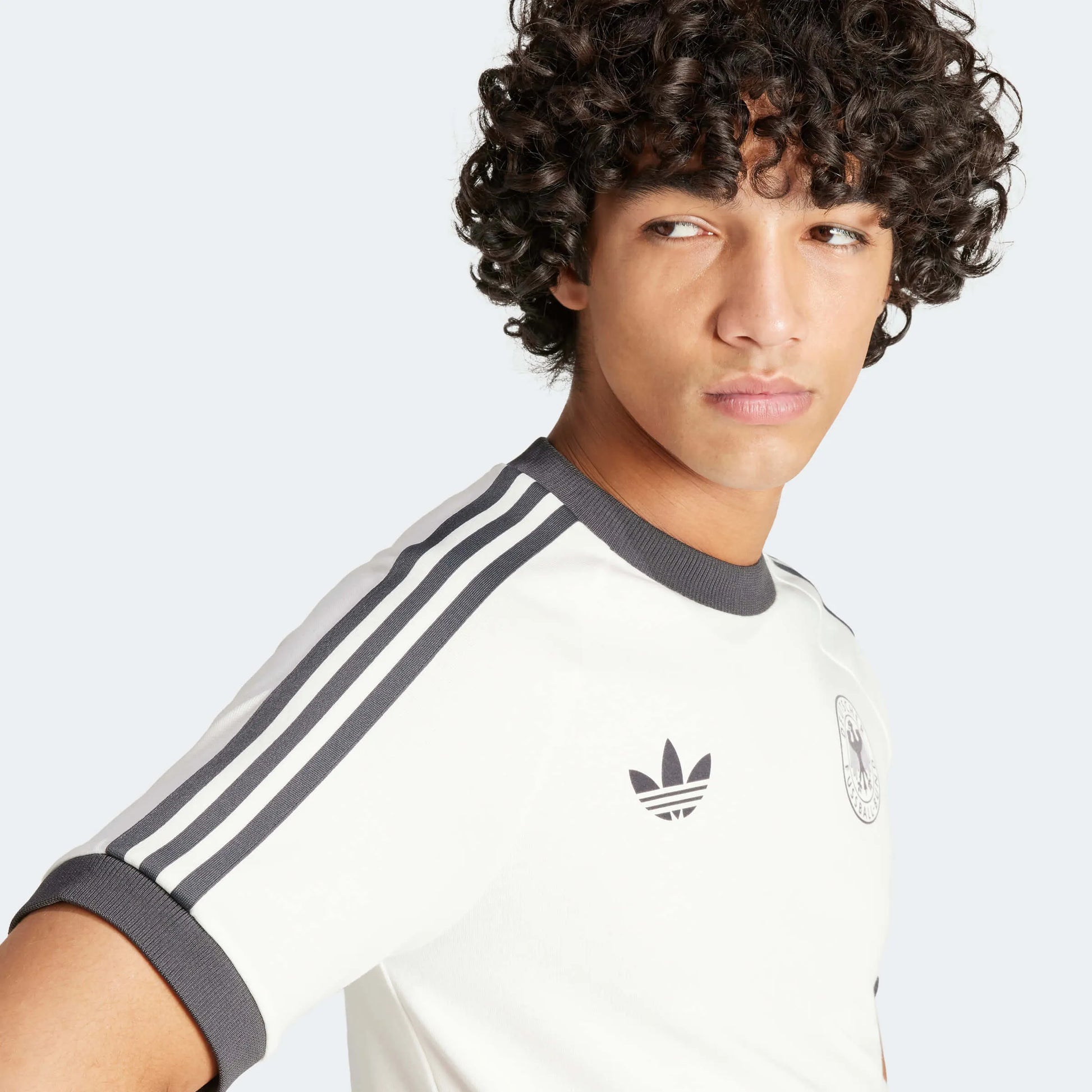adidas 2023-24 Germany Men OG 3 Stripe Tee (Detail 1)
