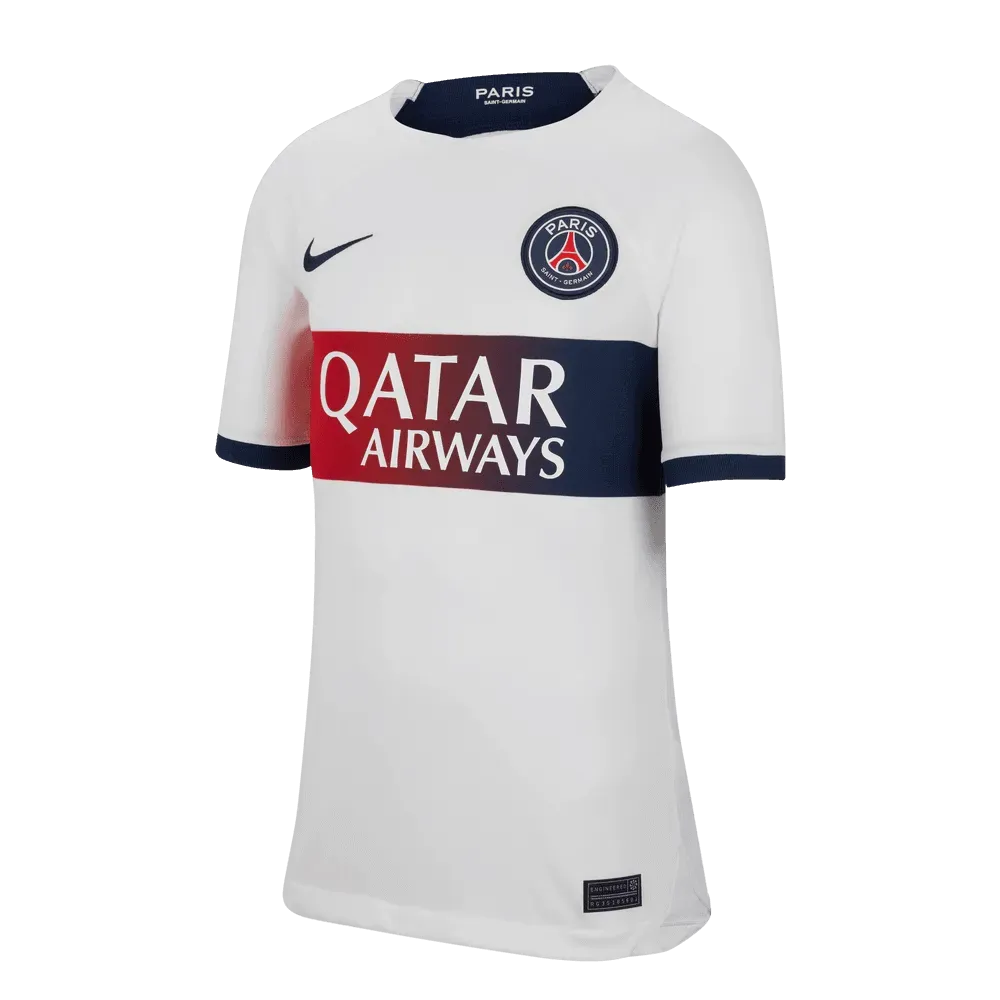 Nike 2023-24 PSG Youth Stadium Away Jersey (Front)