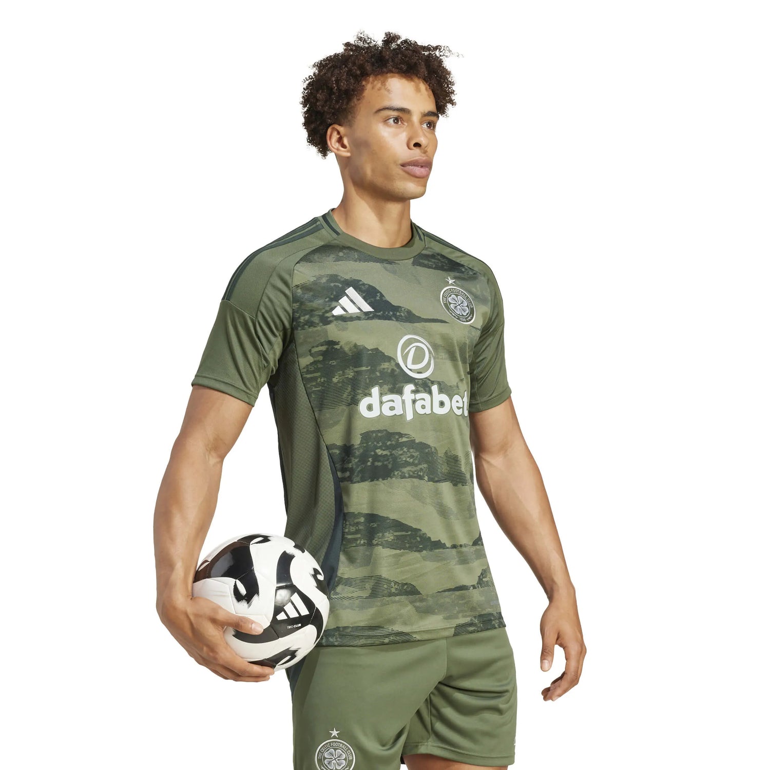 adidas 2024-25 Celtic Men's Stadium Third Jersey (Model - Side)