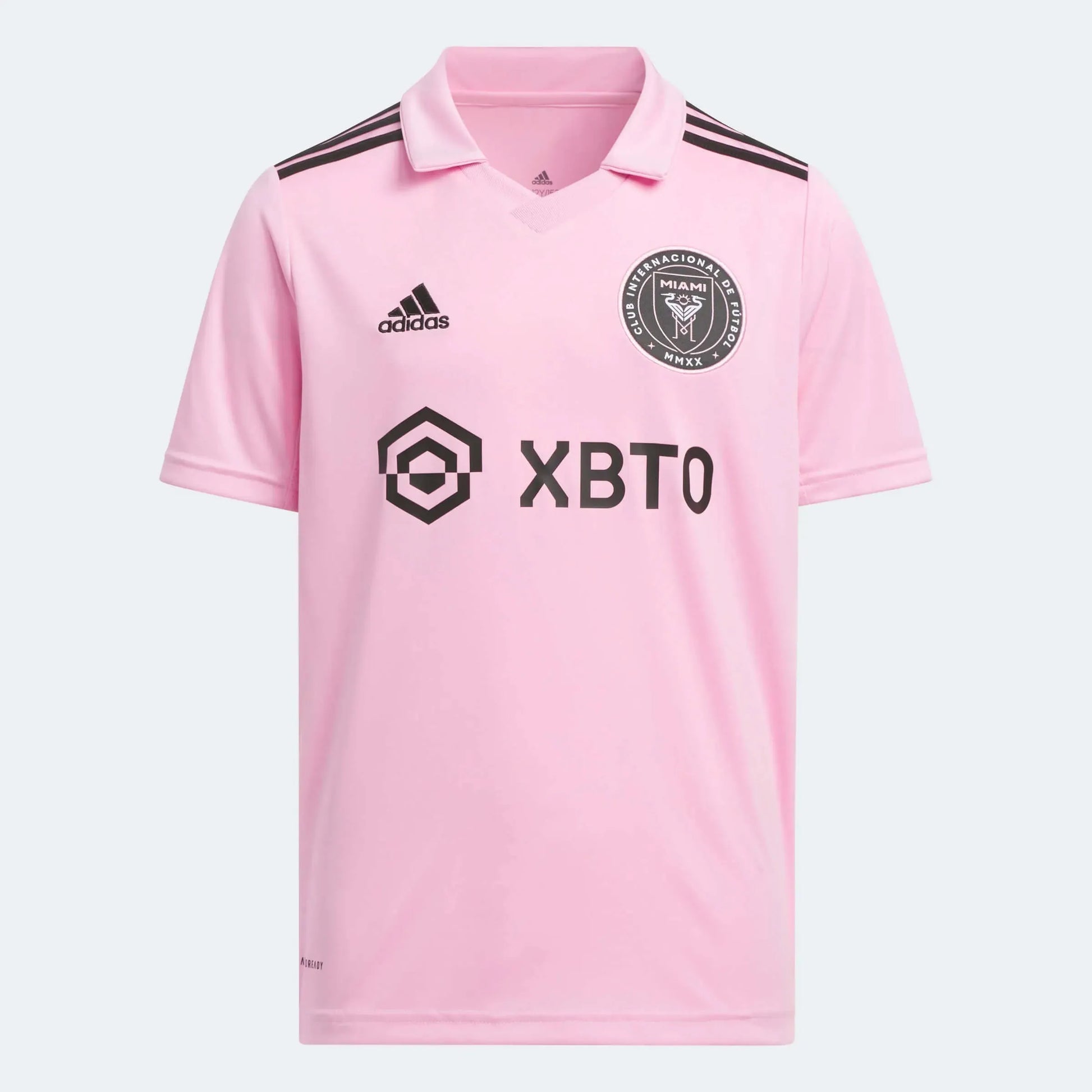 adidas 2023-24 Inter Miami Youth Messi #10 Stadium Home Jersey (Front)