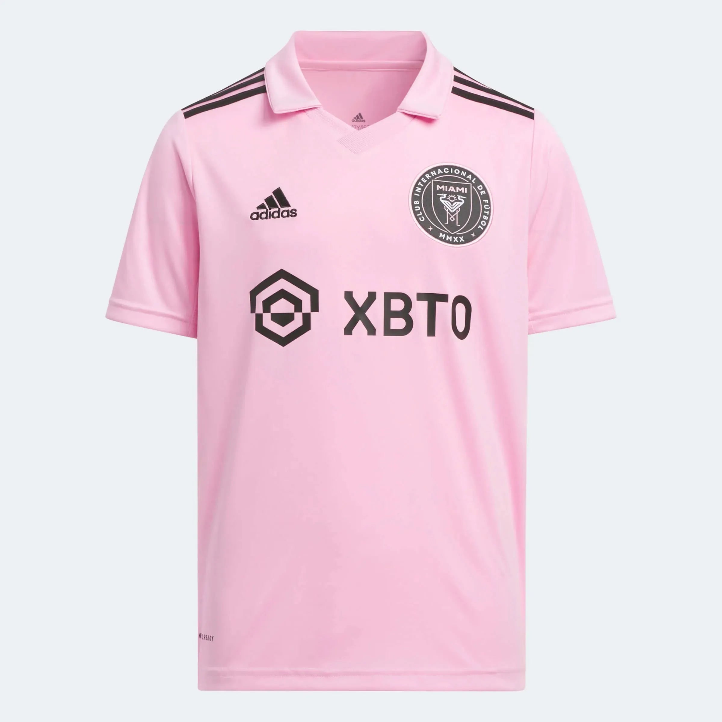 adidas 2023-24 Inter Miami Youth Messi #10 Stadium Home Jersey (Front)