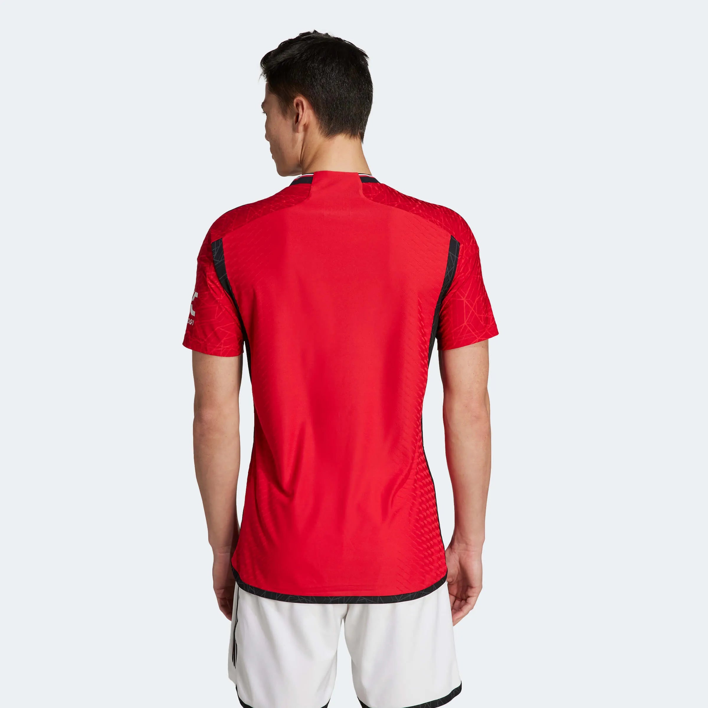 adidas 2023-24 Manchester United Men's Authentic Home Jersey (Model - Back)