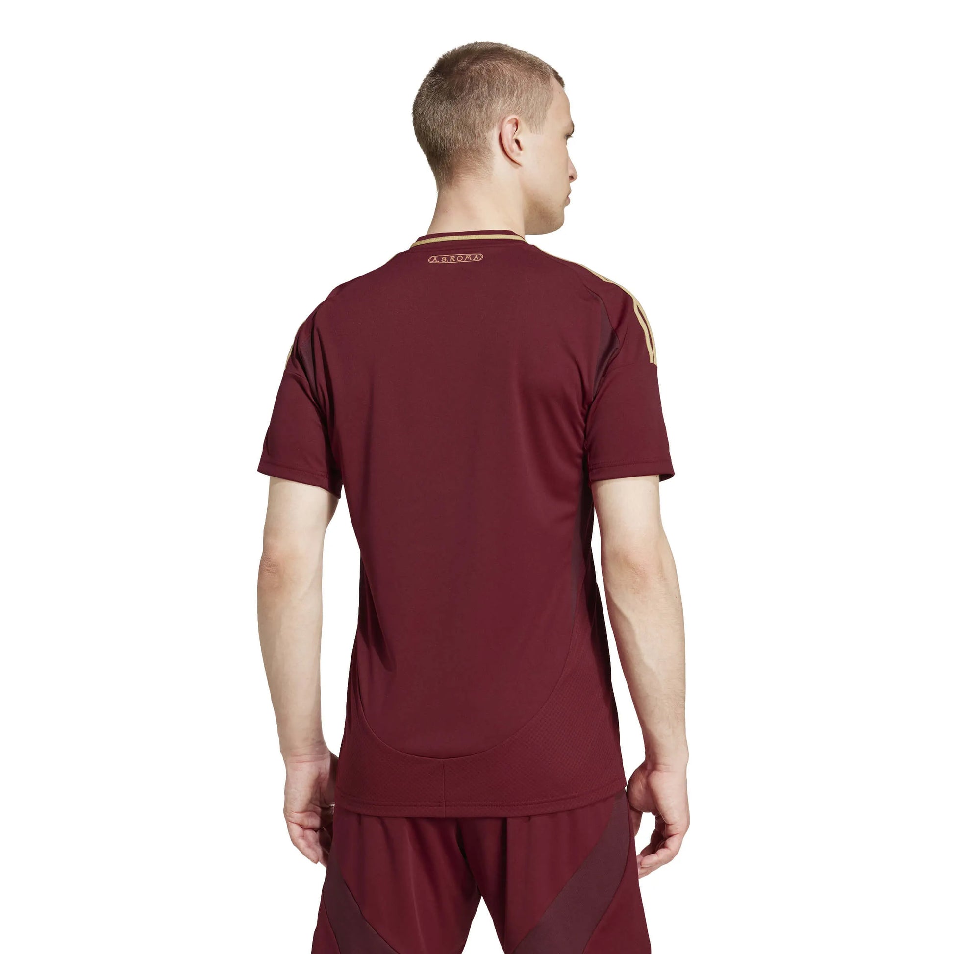 adidas 2024-25 Roma Men's Stadium Home Jersey (Model - Back)