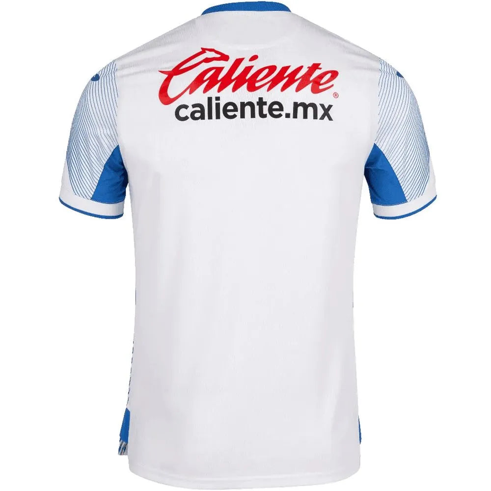 Joma 2021-22 Cruz Azul Away Jersey (with Star) - White-Royal (Back)