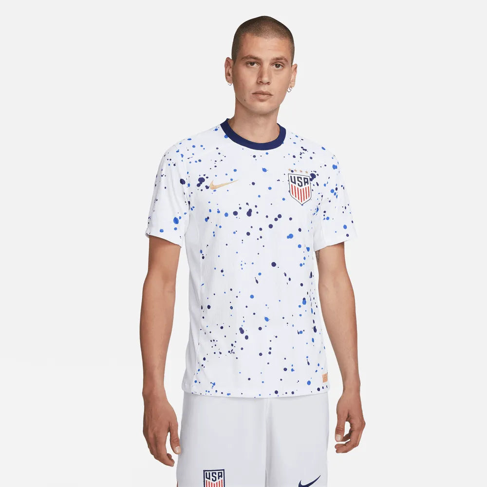 Nike 2023-24 USA Men's 4-Star Authentic Home Jersey (Model - Front)