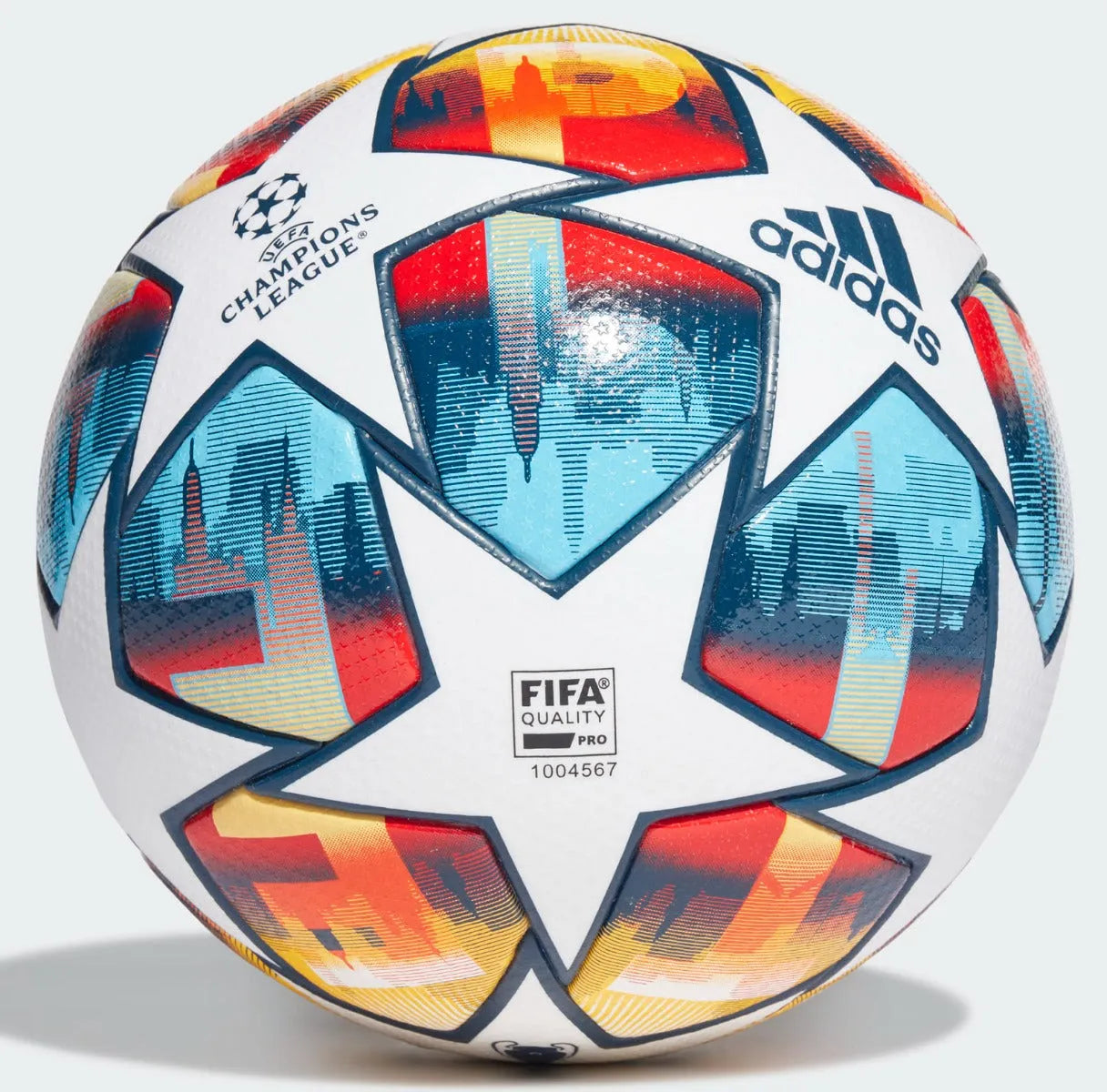 Adidas UCL Pro St. Petersburg Ball - White-Pantone (Back)