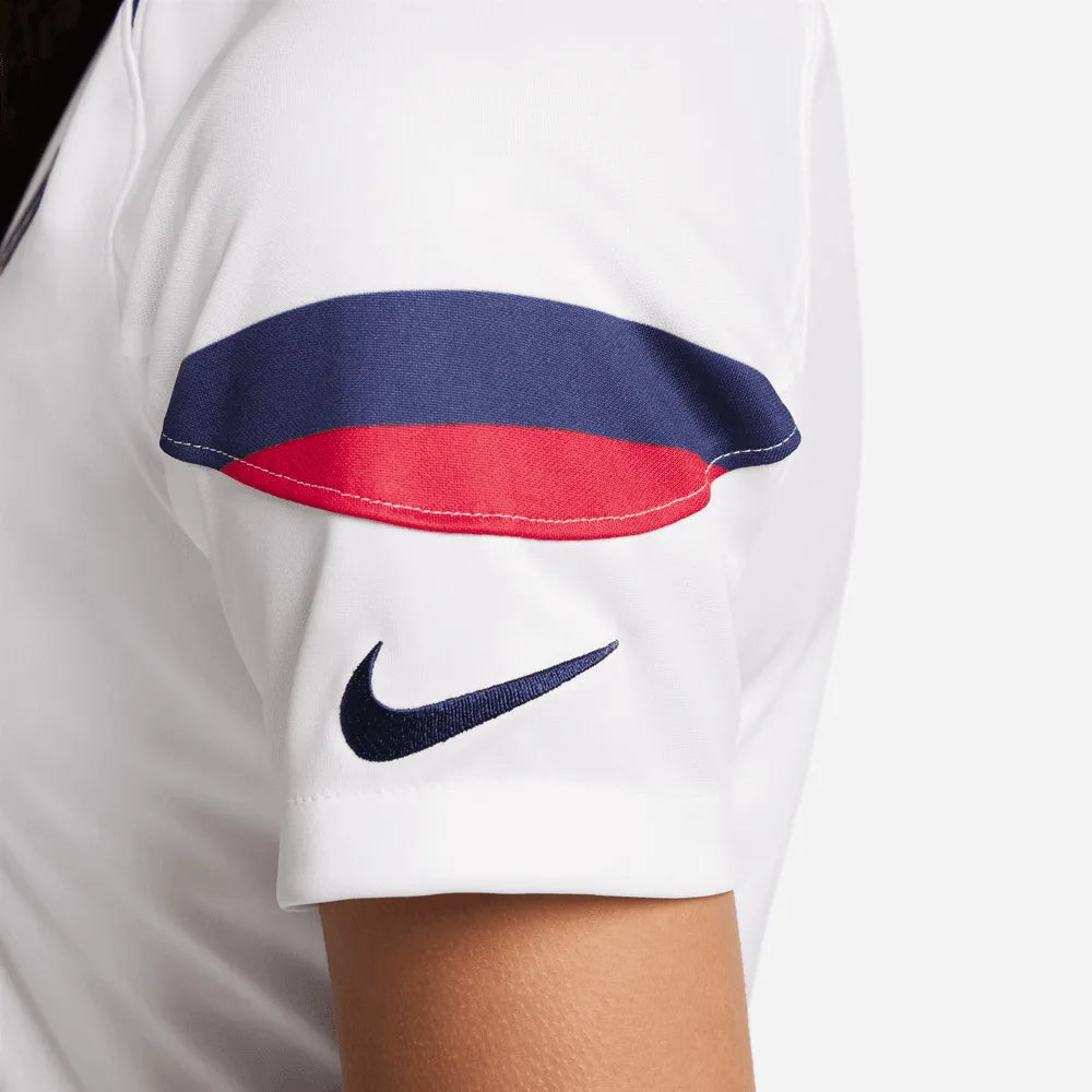 Nike 2022-23 USA Women's Home Jersey White-Loyal Blue (Detail 2)