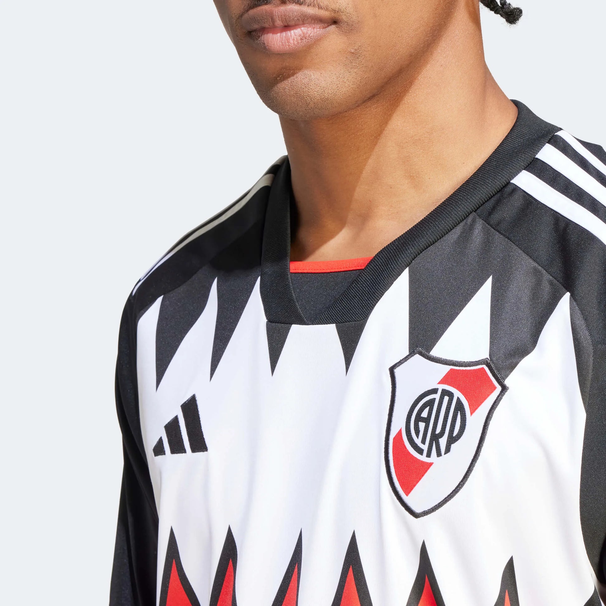 adidas 2023-24 River Plate Men's Stadium Away Jersey (Detail 1)