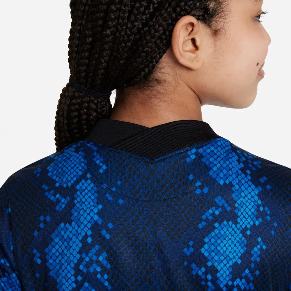 Nike 2021-22 Inter Milan Youth Home Jersey - Blue Spark (Detail 3)