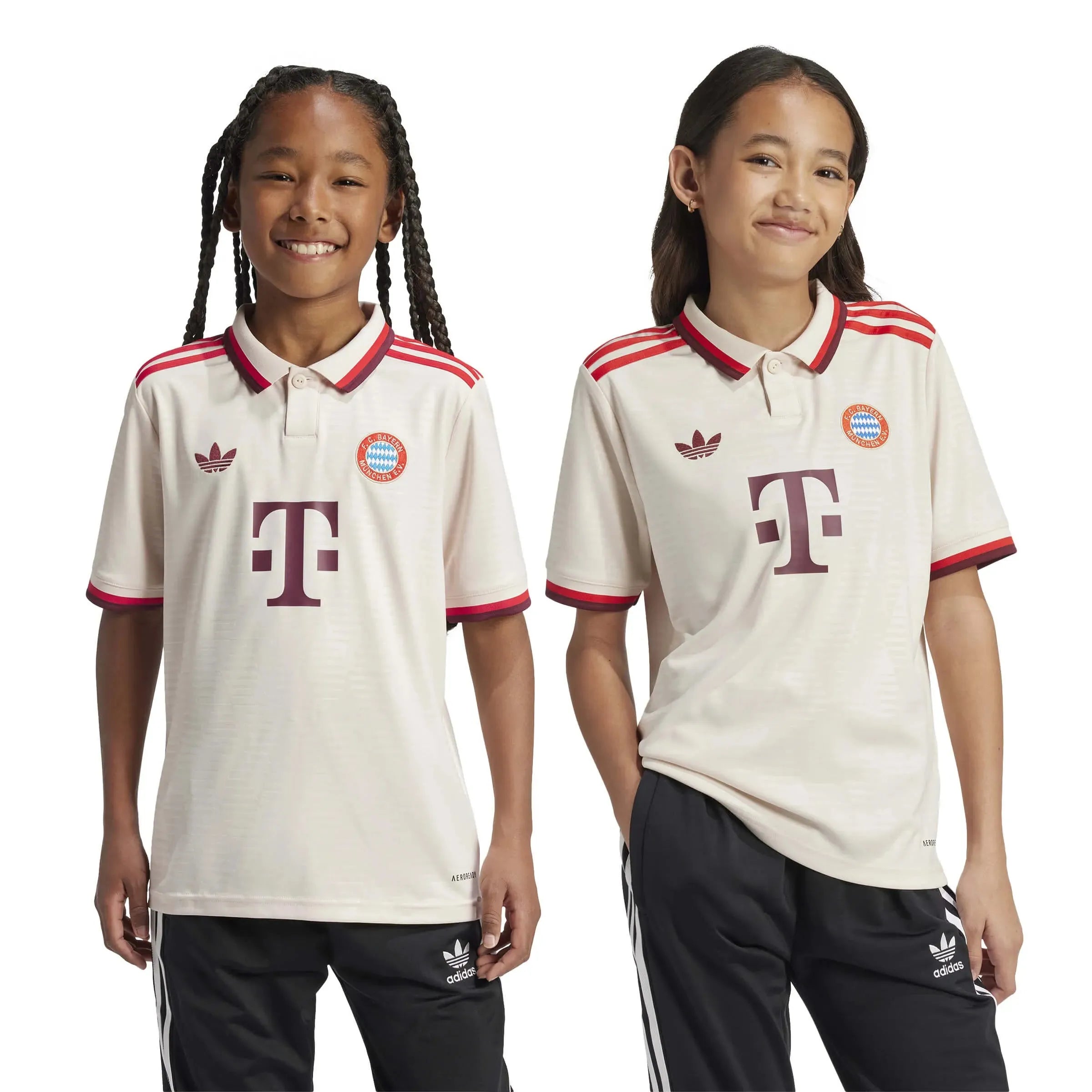 adidas 2024-25 Bayern Munich Youth Stadium Third Jersey (Models - Front)