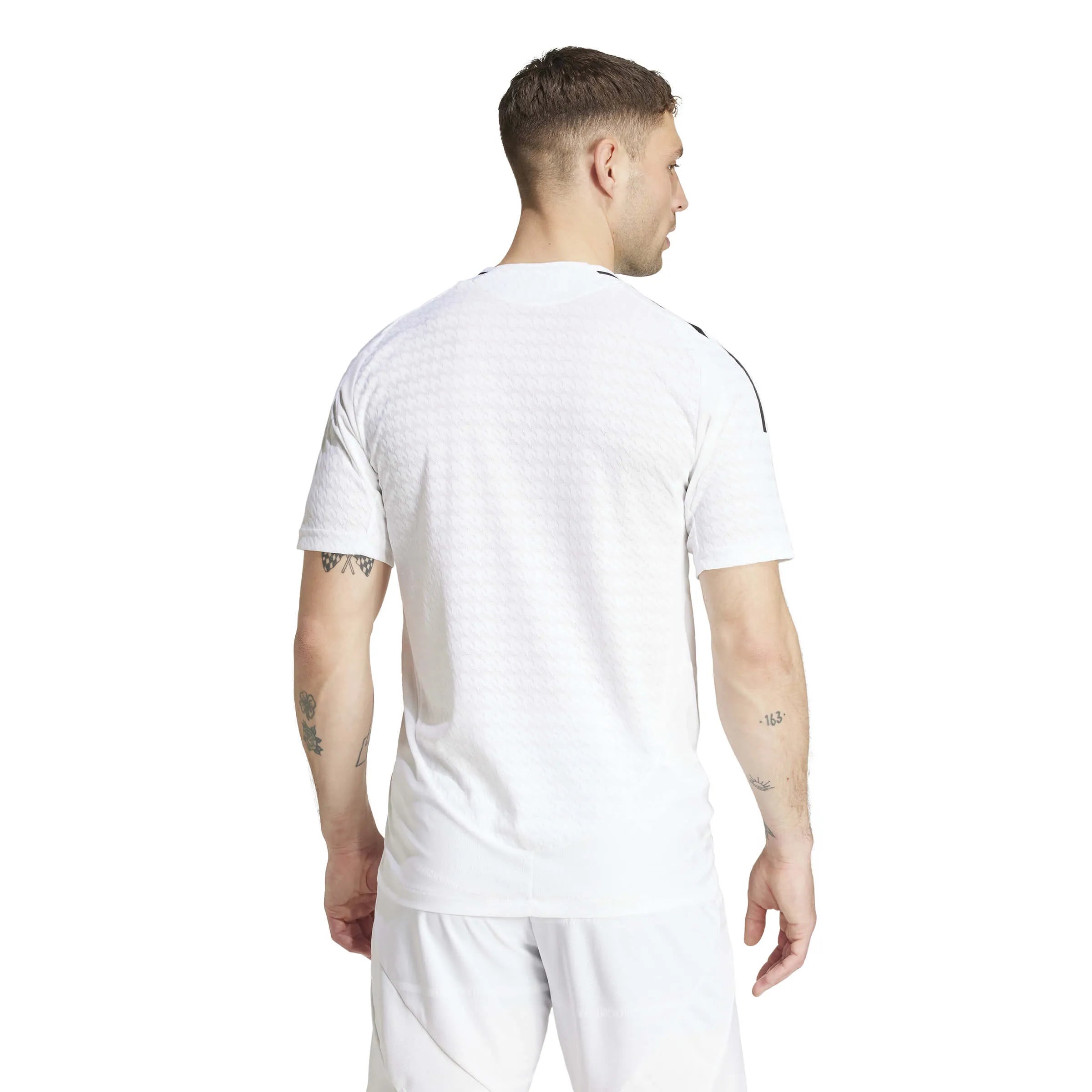 adidas 2024-25 Real Madrid Men's Authentic Home Jersey (Model - Back)