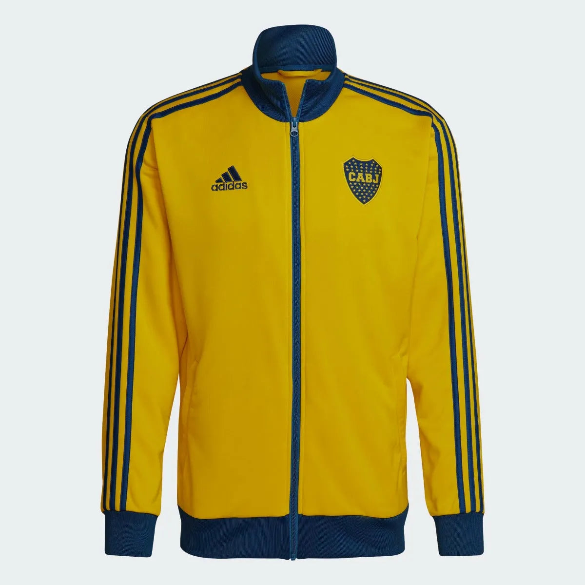 adidas 2022-23 Boca Juniors Track Jacket - Yellow-Blue (Front)